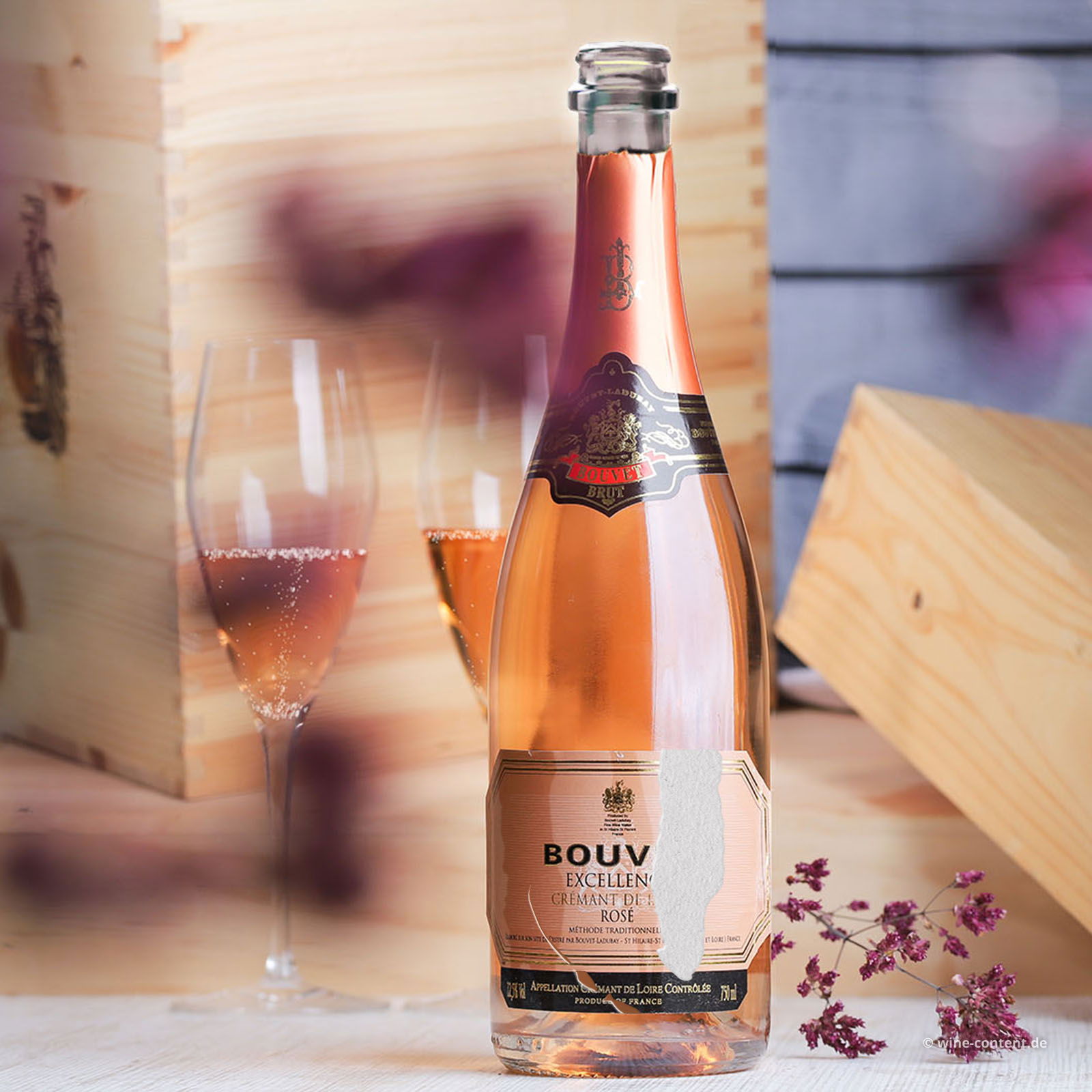 Crémant de Loire Rosé Excellence Brut (Lagerschaden)