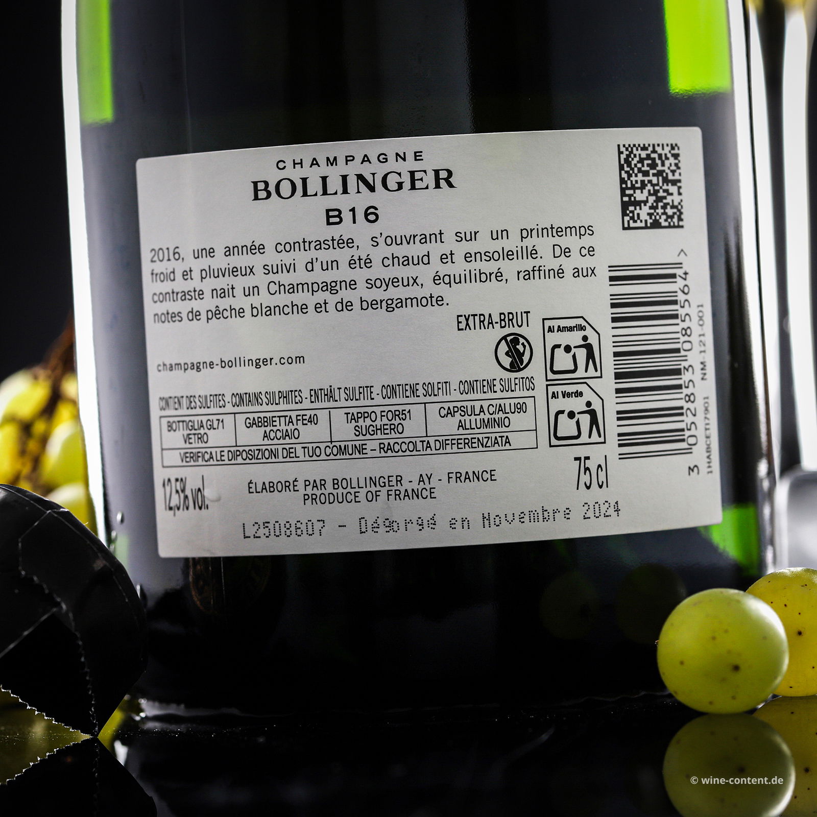 Champagner 2016 B16 Extra Brut