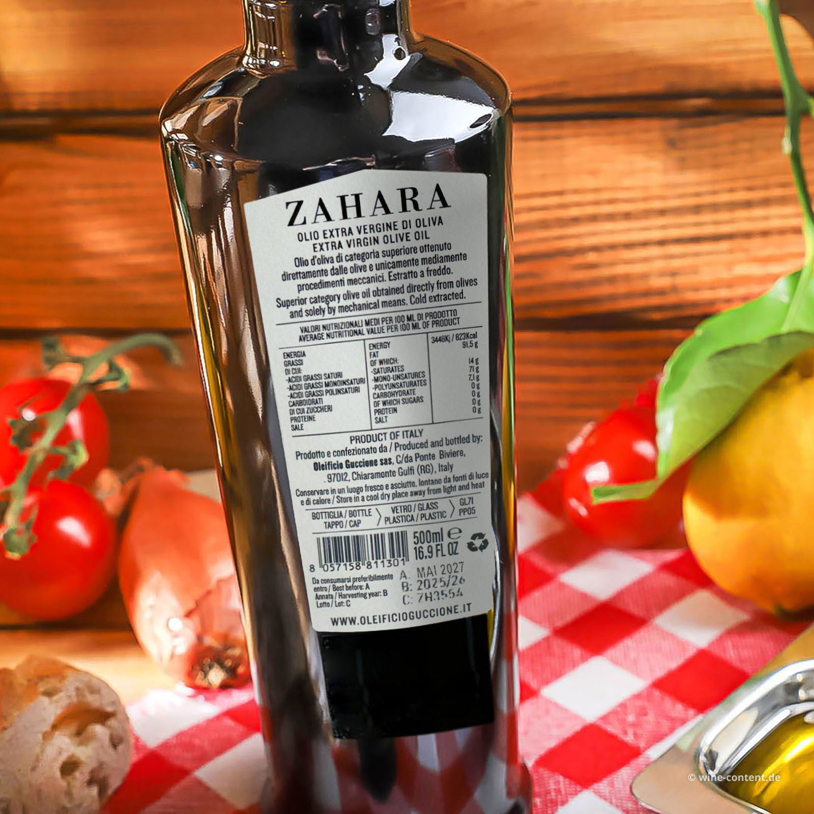 0,5 L Olivenöl Extra Vergine 2025 Zahara