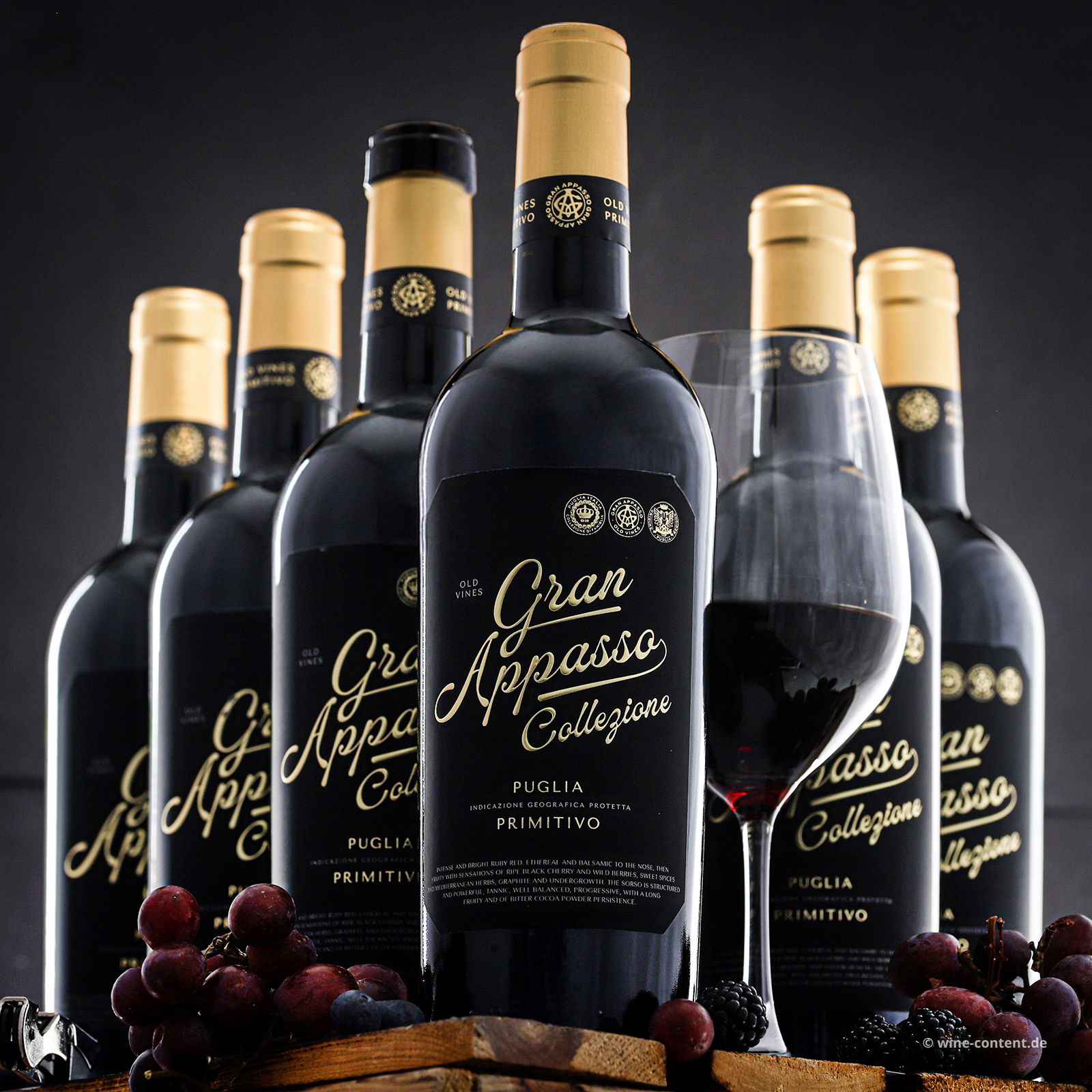 6er-Sparpaket Primitivo 2023 Gran Appasso Collezione