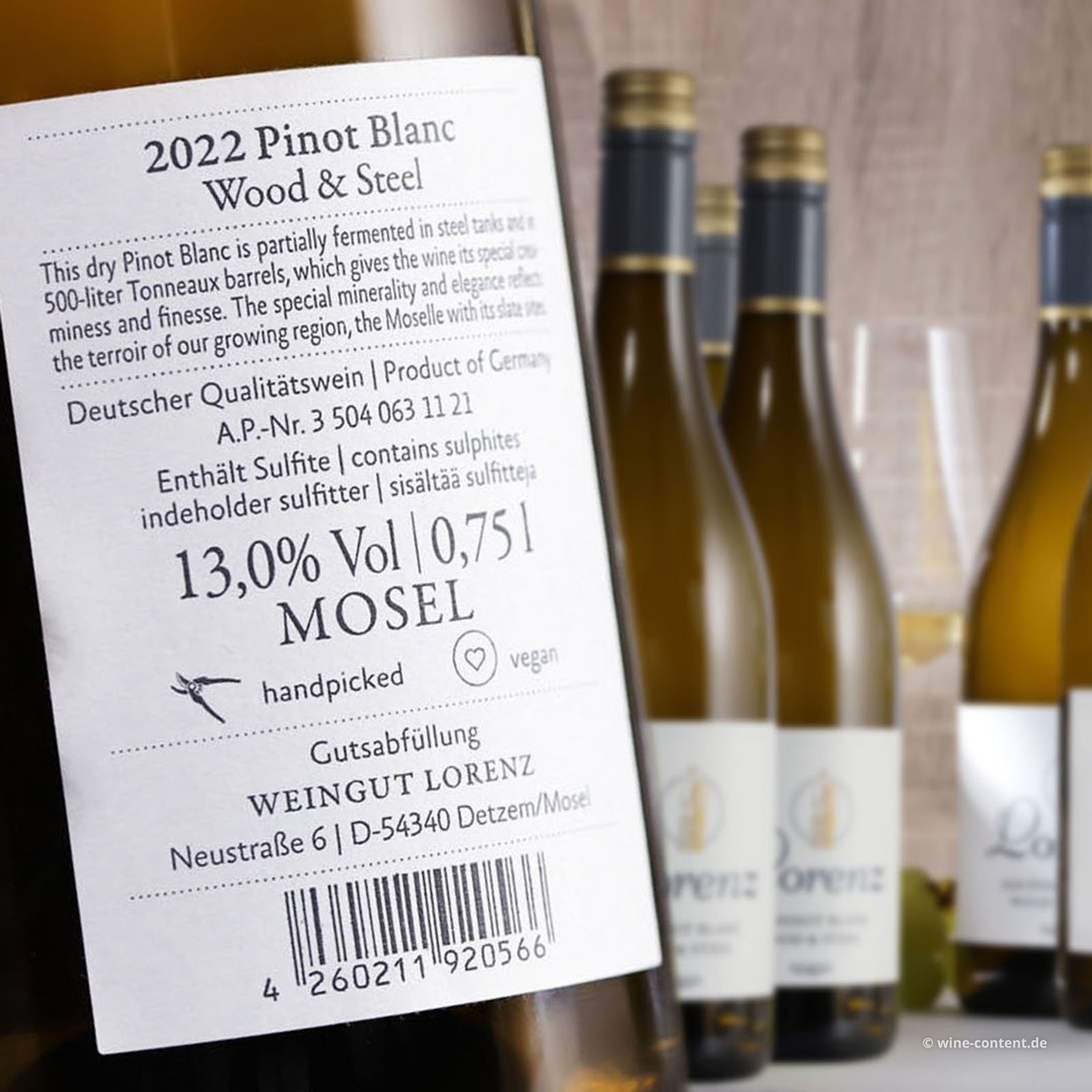 6er-Sparpaket Pinot Blanc 2022 Wood & Steel