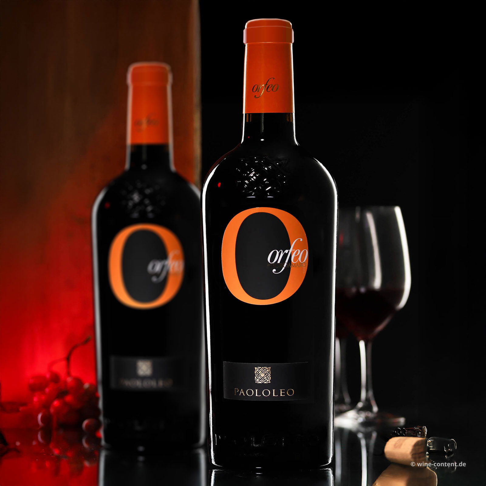 Negroamaro 2021 Orfeo Doppel-Magnum in Holzkiste