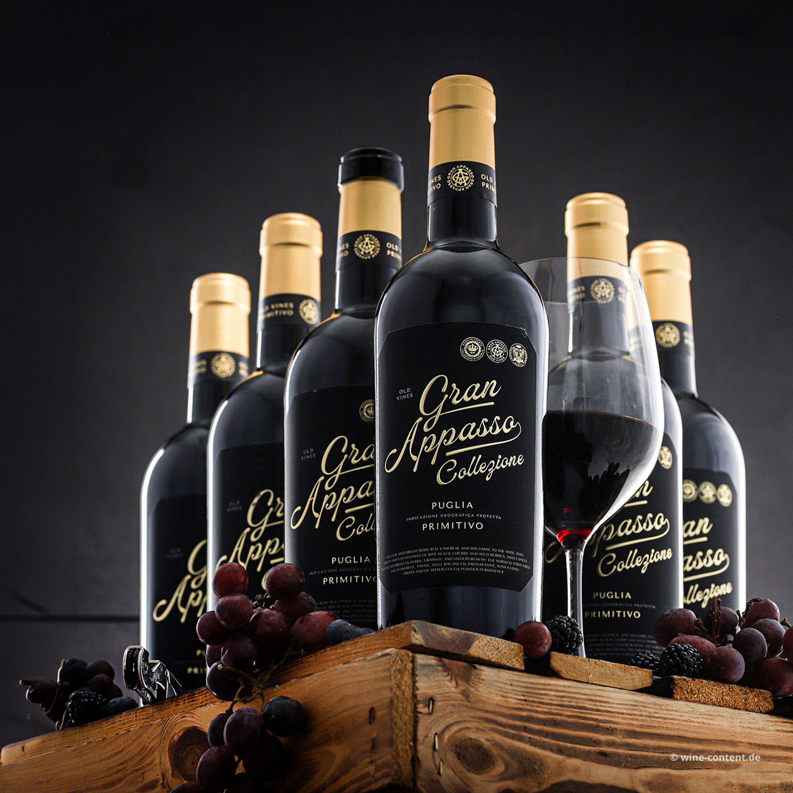 6er-Sparpaket Primitivo 2025 Gran Appasso Collezione
