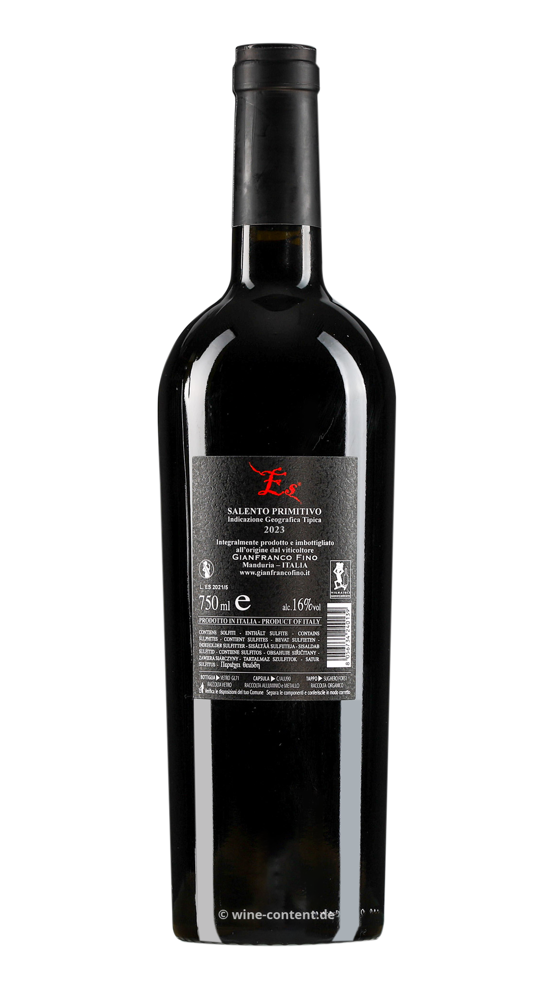 Primitivo Salento 2023 ES