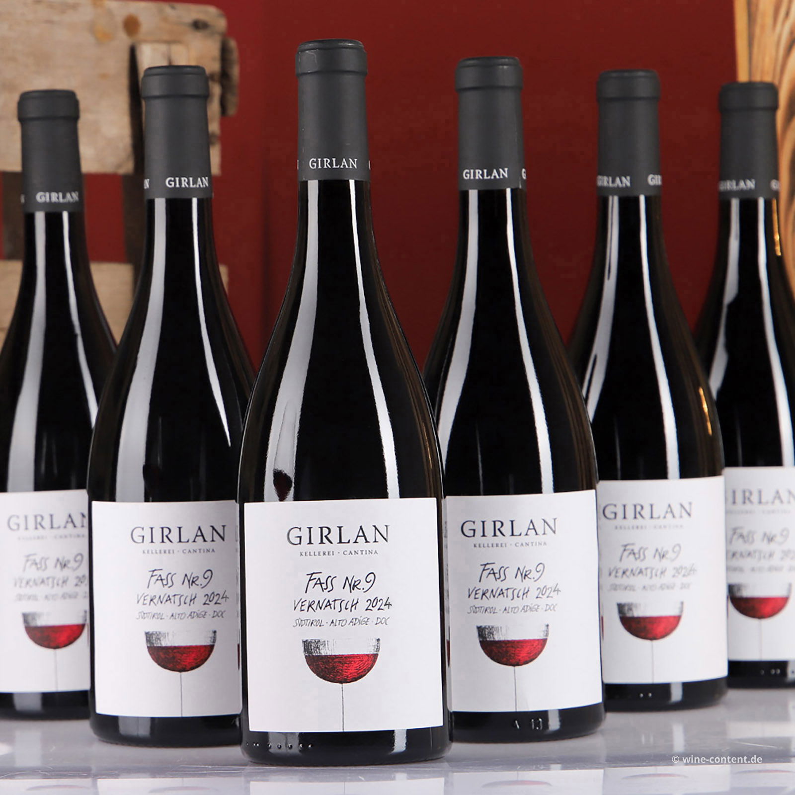 6er-Sparpaket Vernatsch 2024 Fass Nr. 9