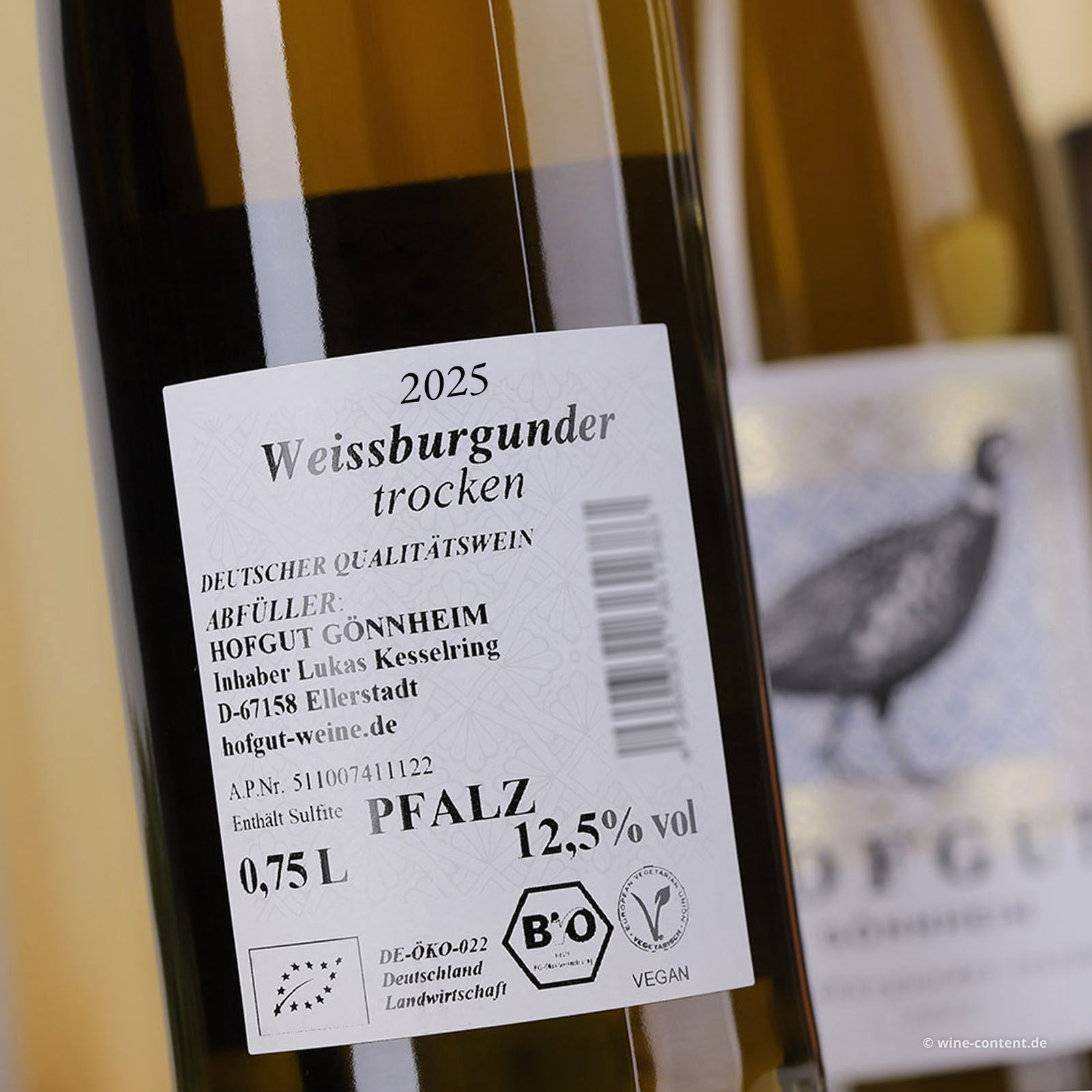 6er-Sparpaket Weißburgunder 2025 Gönnheim Bio