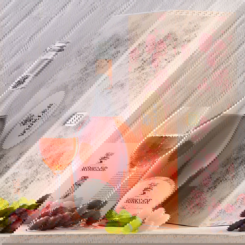 Spumante Rosé Anna-Katharina N°15 Extra Brut in Holzkiste