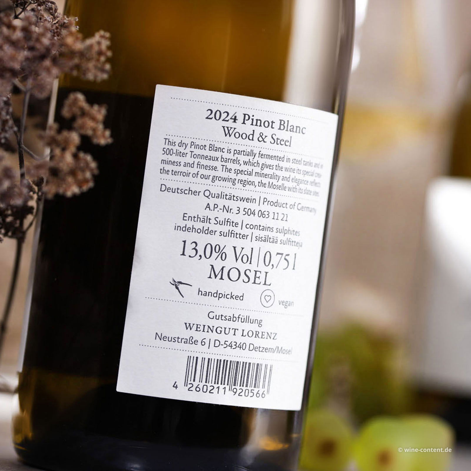 Pinot Blanc 2024 Wood & Steel