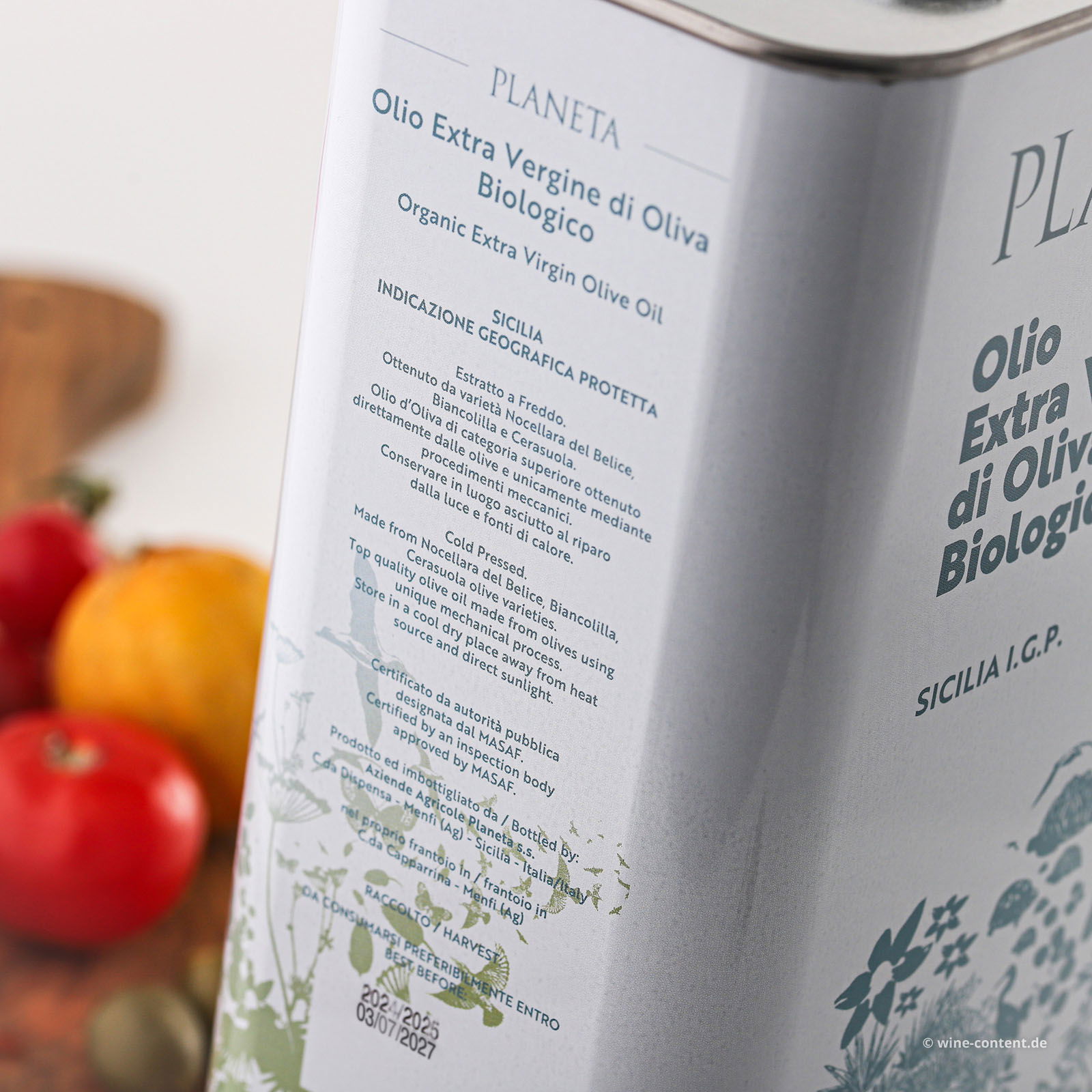 3 L Olivenöl Extra Vergine Sicilia 2024 Bio