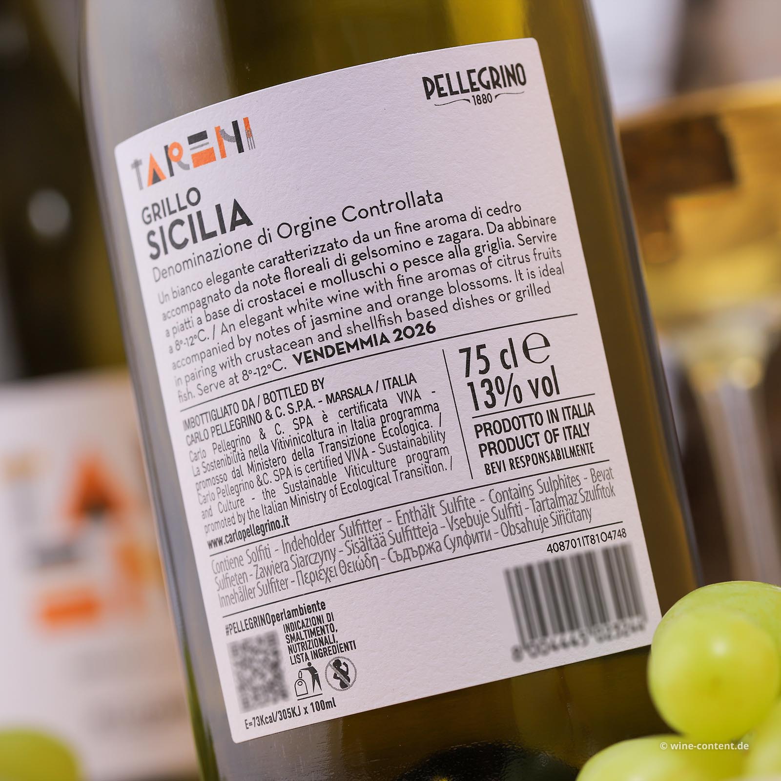 Grillo Sicilia 2026 Tareni