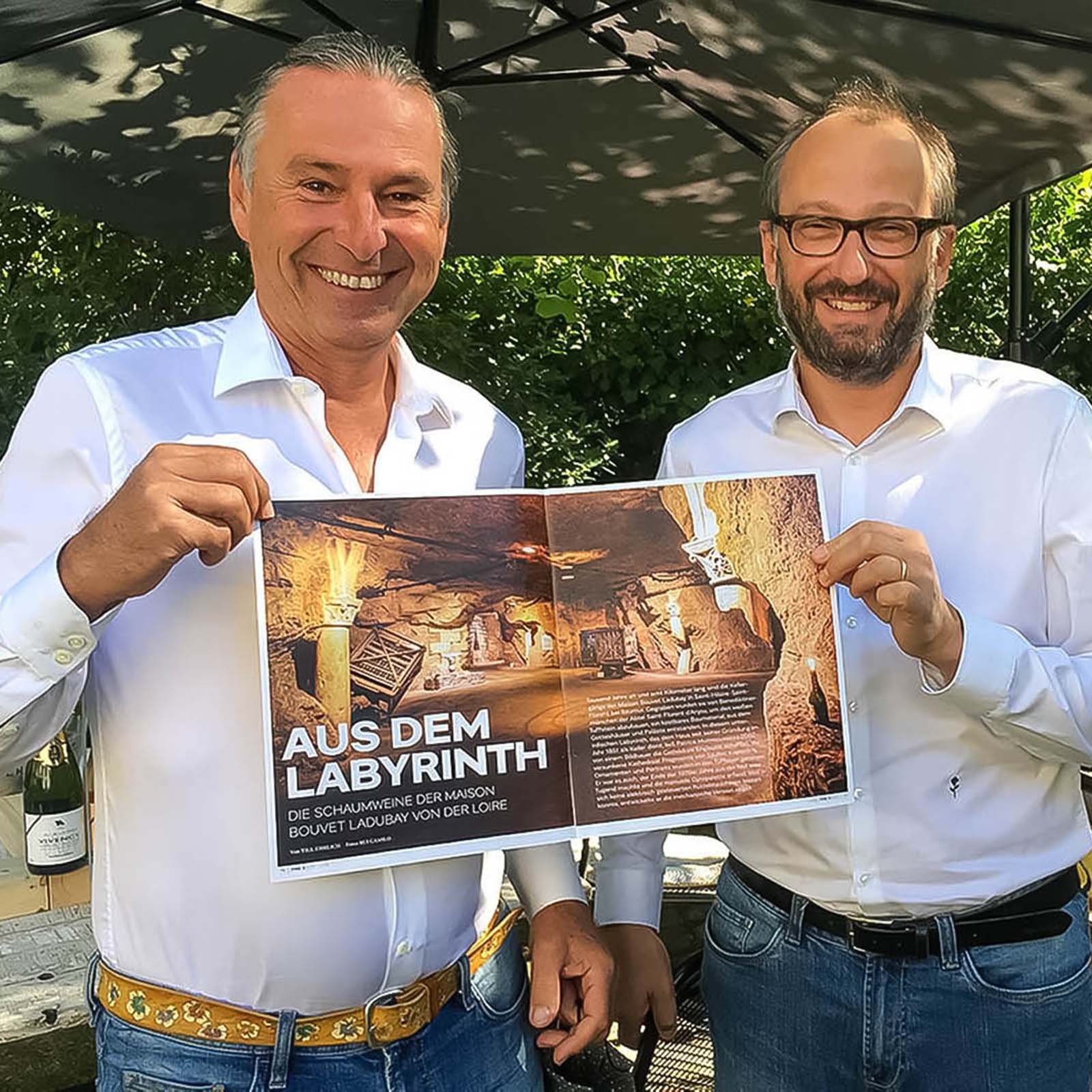 3er-Paket Crémant Saumur Blanc 2019 Trésor Brut Magnum