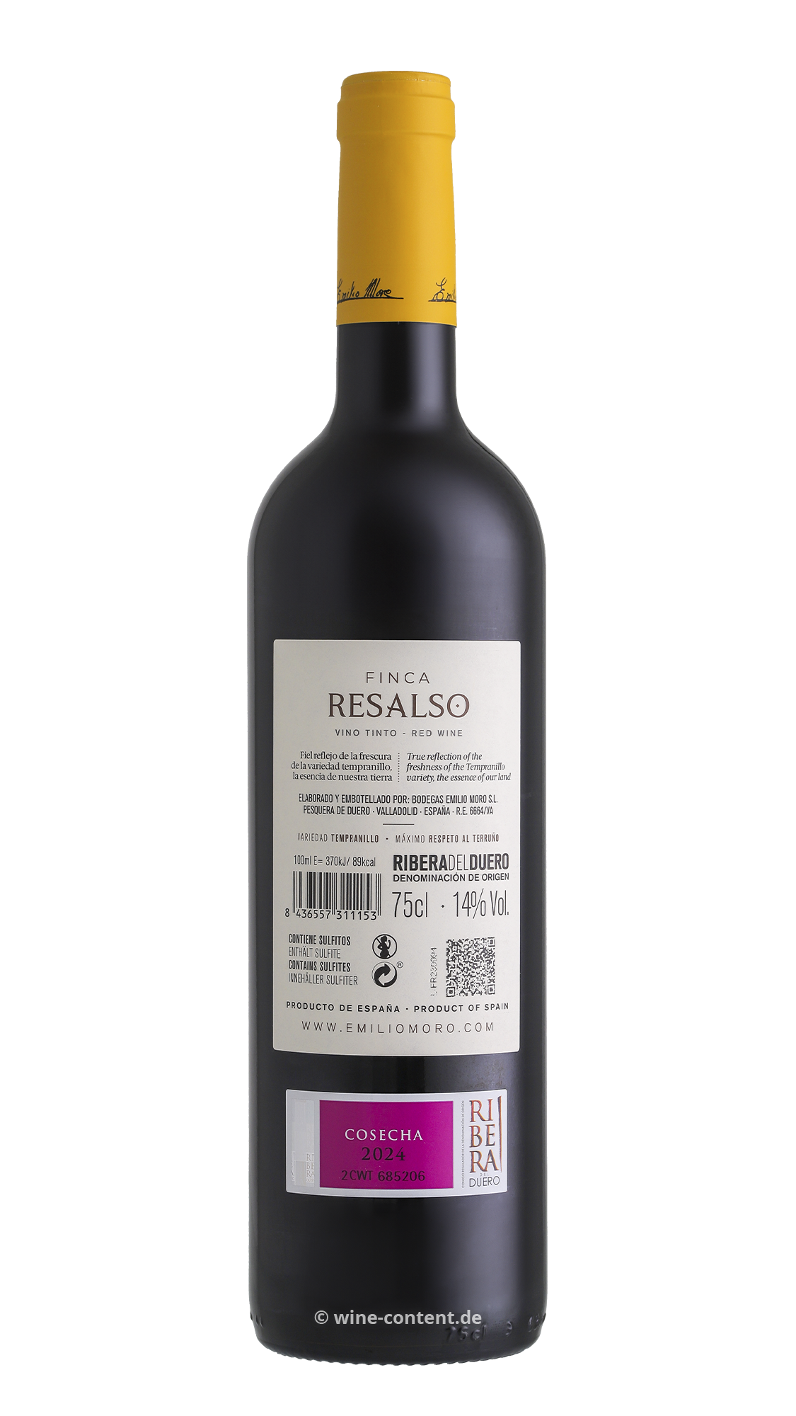 Tempranillo 2022 Emilio Moro