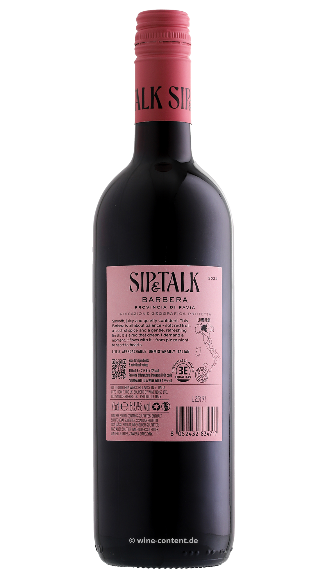 Barbera 2024 Sip & Talk 8,5% (Lagerschaden)