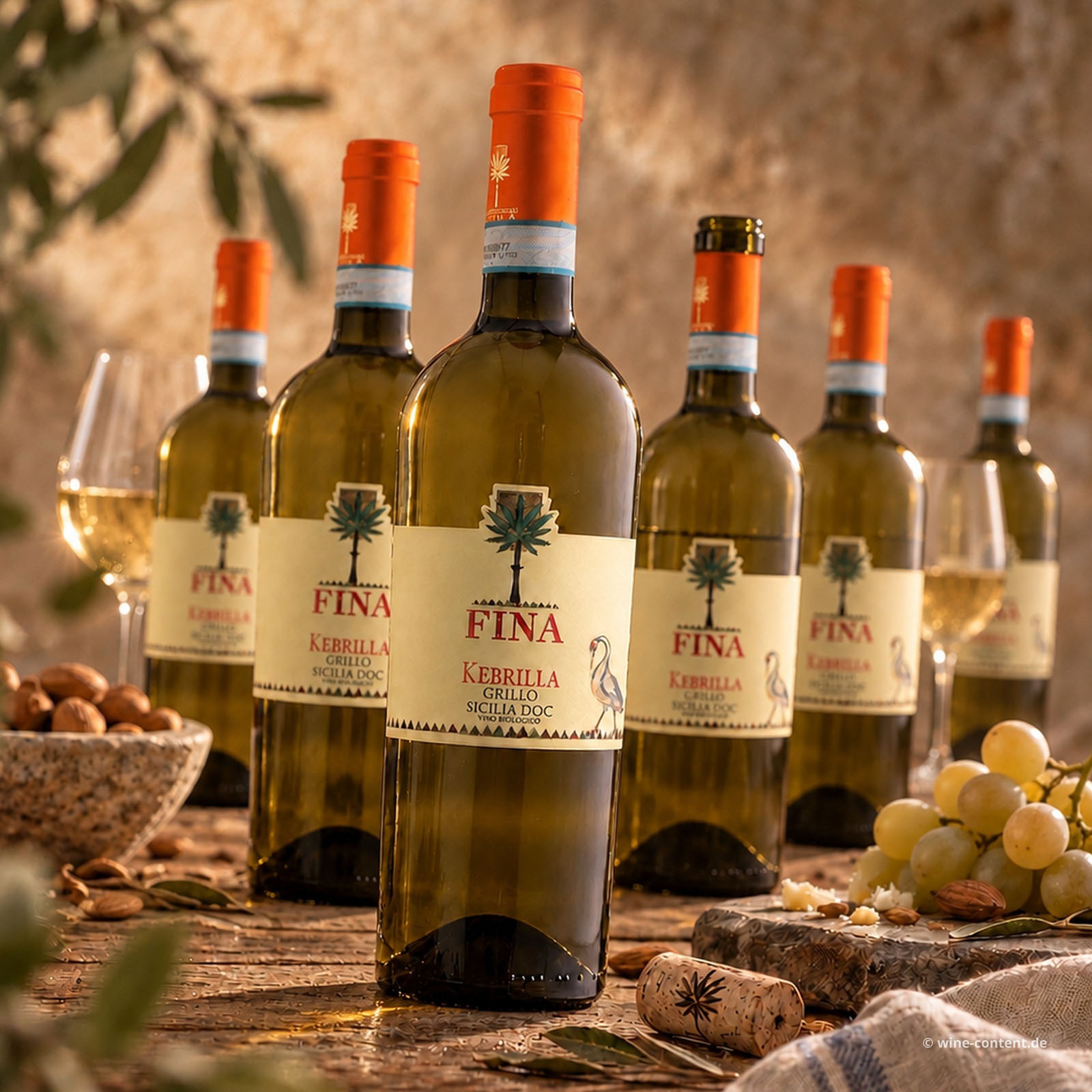 6er-Sparpaket Grillo Sicilia 2025 Kebrilla Bio