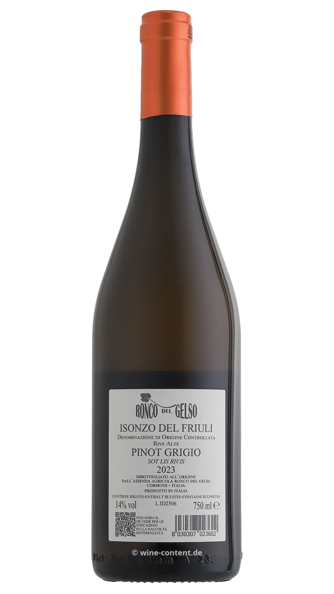 Pinot Grigio 2023 Sot Lis Rivis