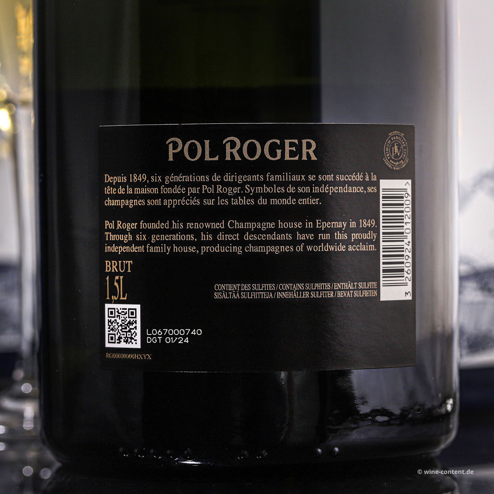3er-Paket Champagner Réserve Brut Magnum