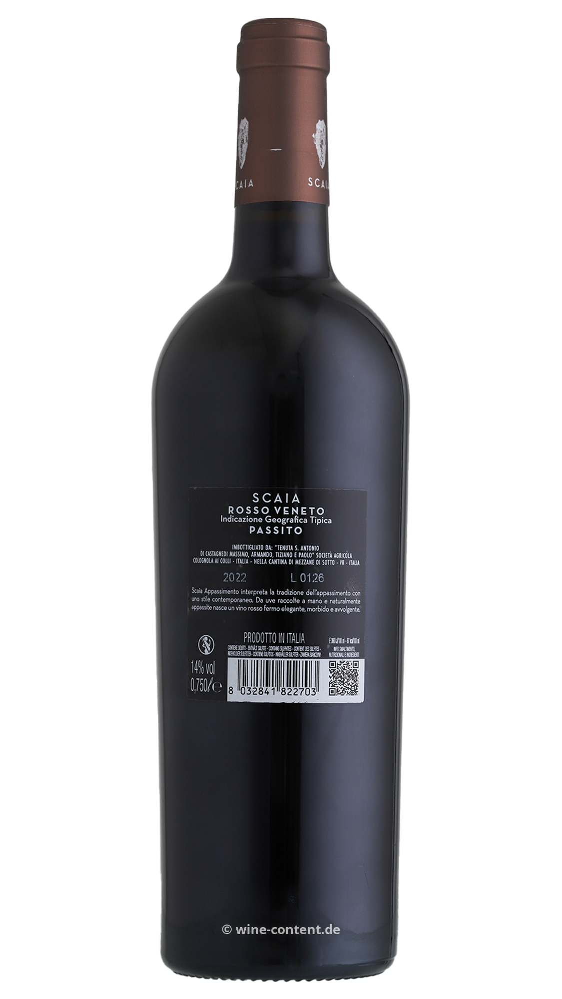 6er-Sparpaket Scaia Rosso 2022 Paradiso Appassimento