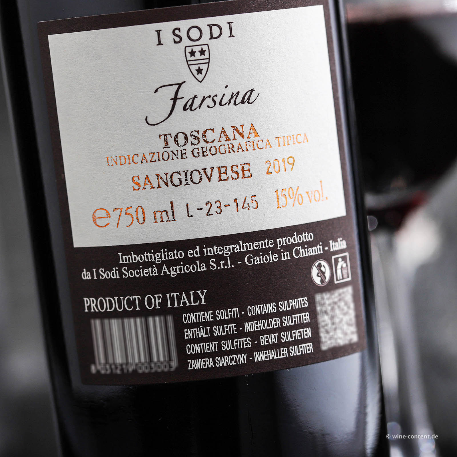 Sangiovese 2019 Farsina