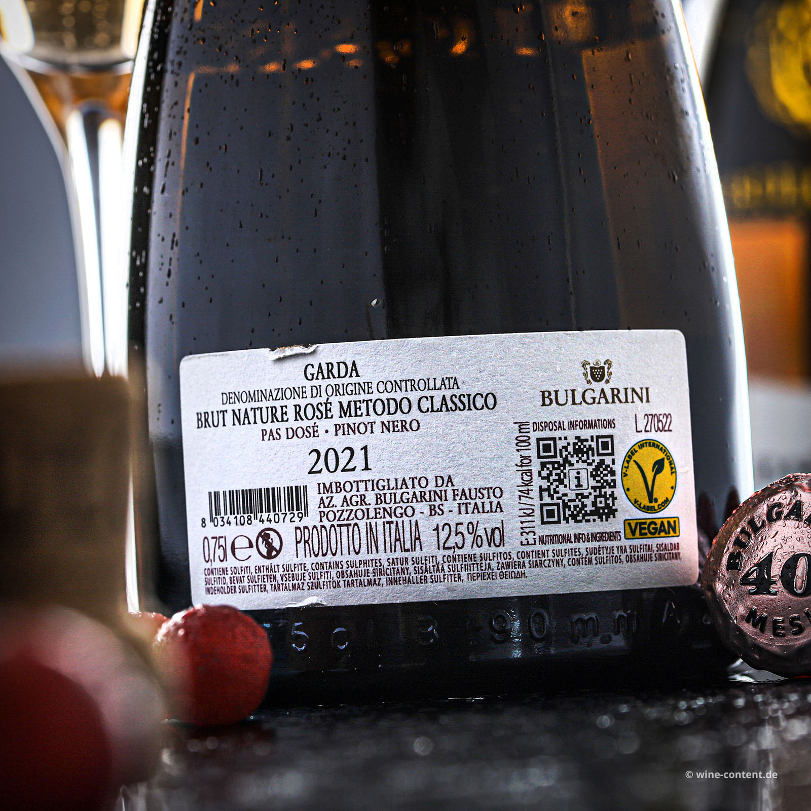 Pinot Nero Spumante Rosé 2021 Brut Nature