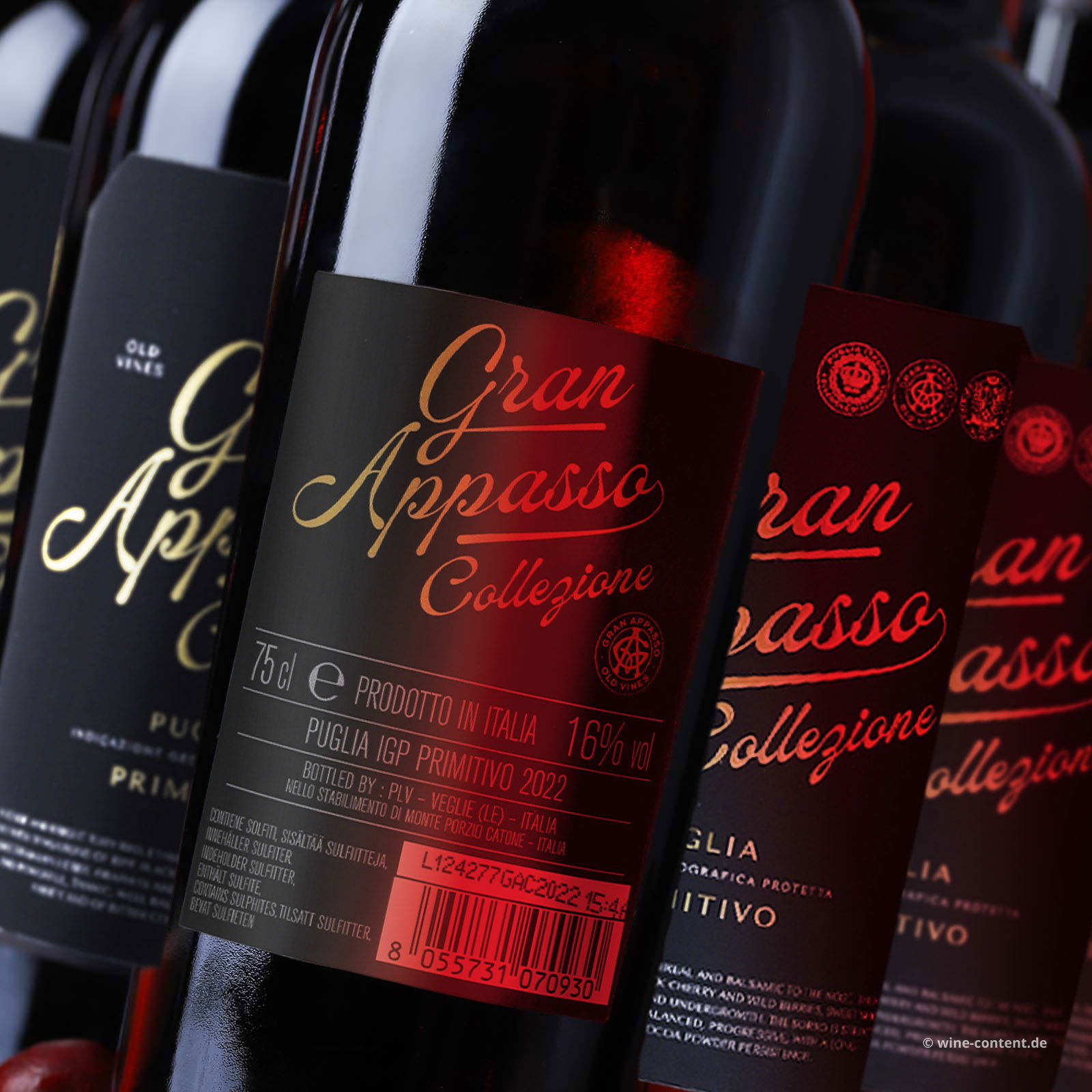 6er-Sparpaket Primitivo 2022 Gran Appasso Collezione