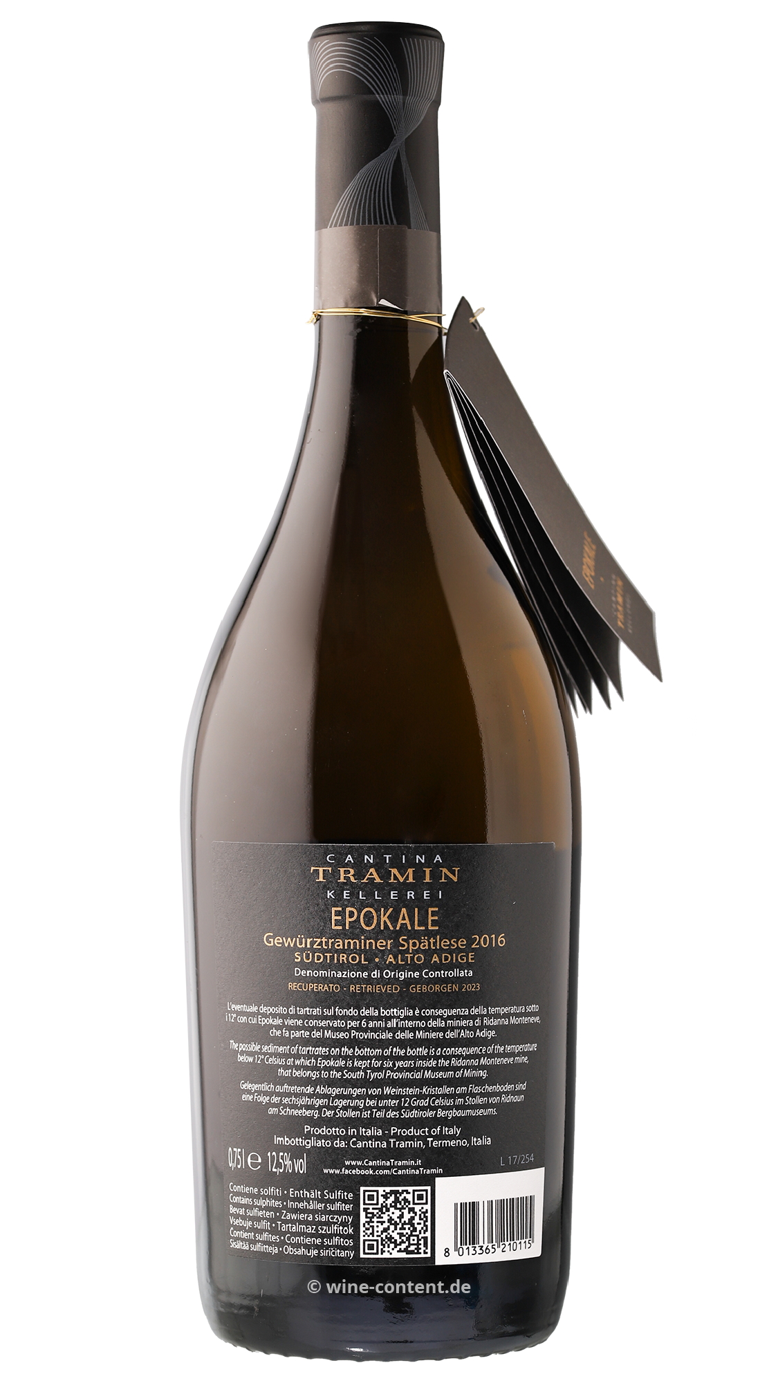 Gewürztraminer Spätlese 2016 Epokale