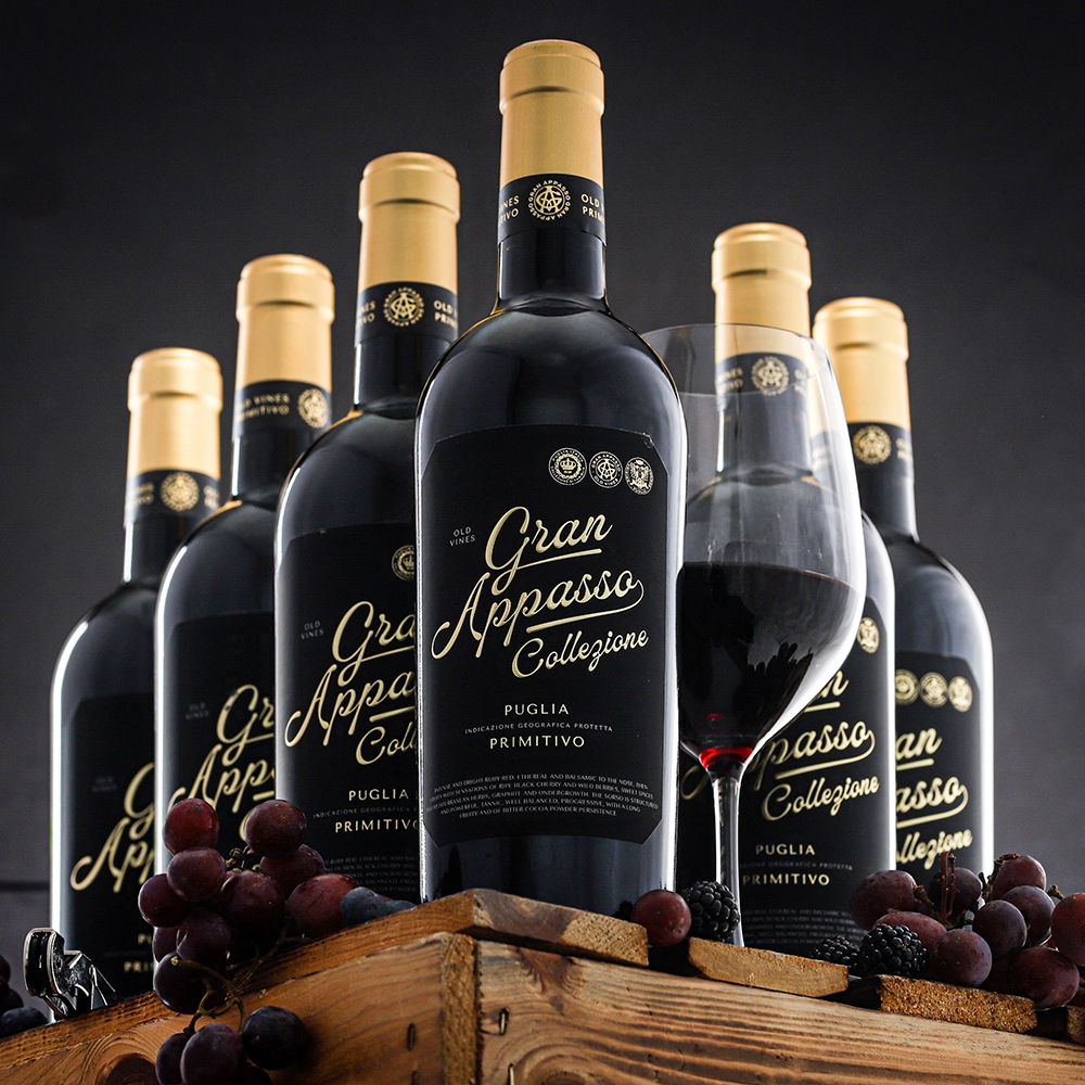6er-Sparpaket Primitivo 2023 Gran Appasso Collezione 6er-Sparpaket Primitivo 2023 Gran Appasso Collezione