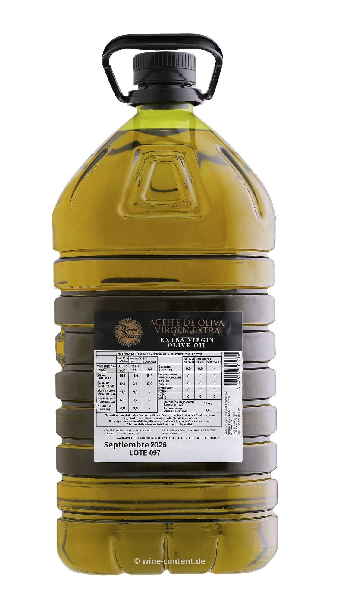 5 L Olivenöl Virgen Extra Arbequina 
