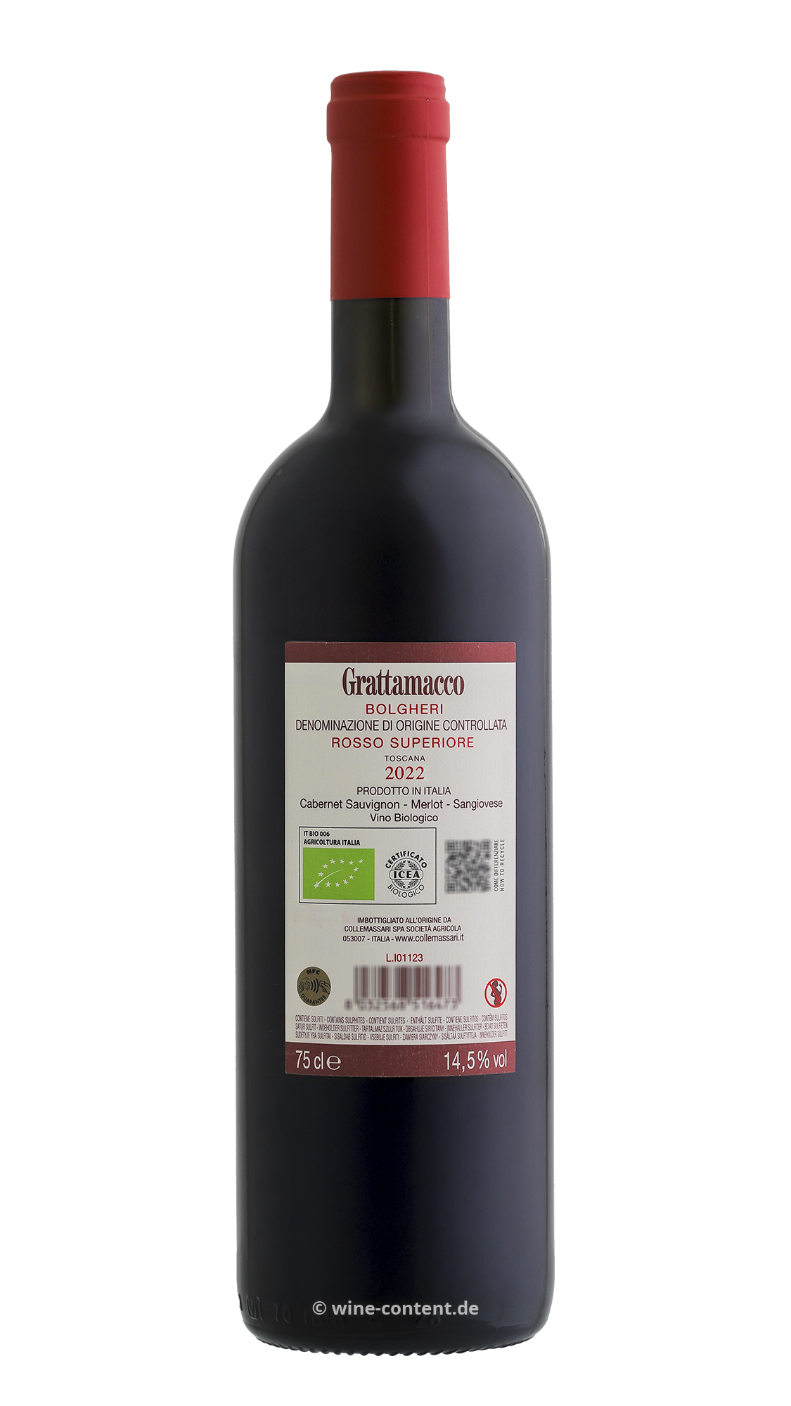 Bolgheri Rosso Superiore 2022 Bio