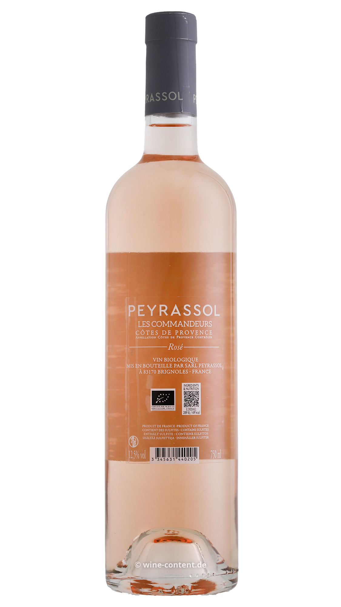 Côtes de Provence Rosé 2024 Les Commandeurs Bio