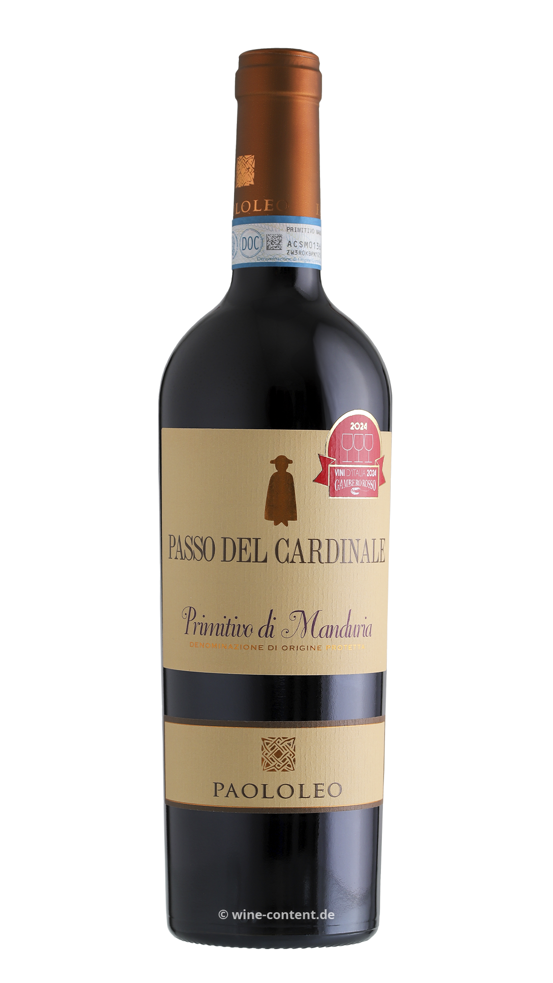 6er-Sparpaket Primitivo di Manduria 2022 Passo del Cardinale