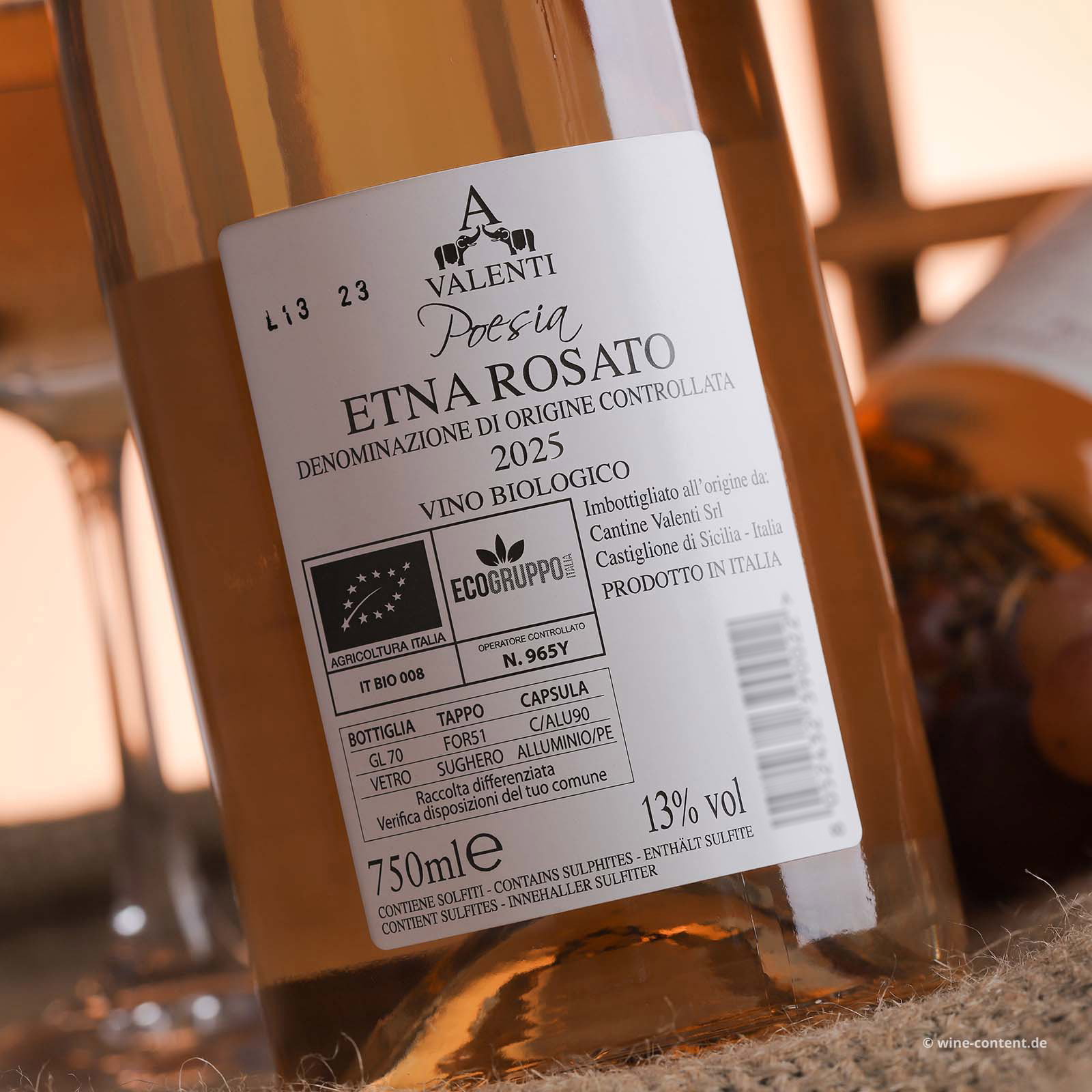 Etna Rosato 2025 Poesia Bio