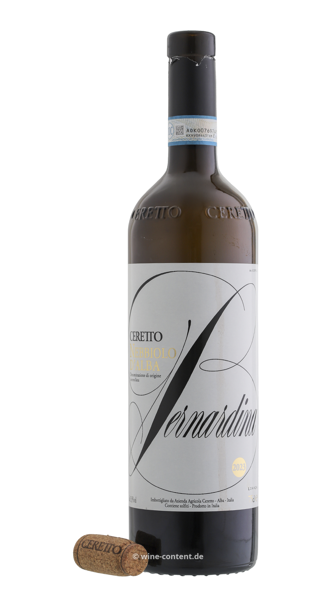 Nebbiolo d'Alba 2023 Bernardina Bio