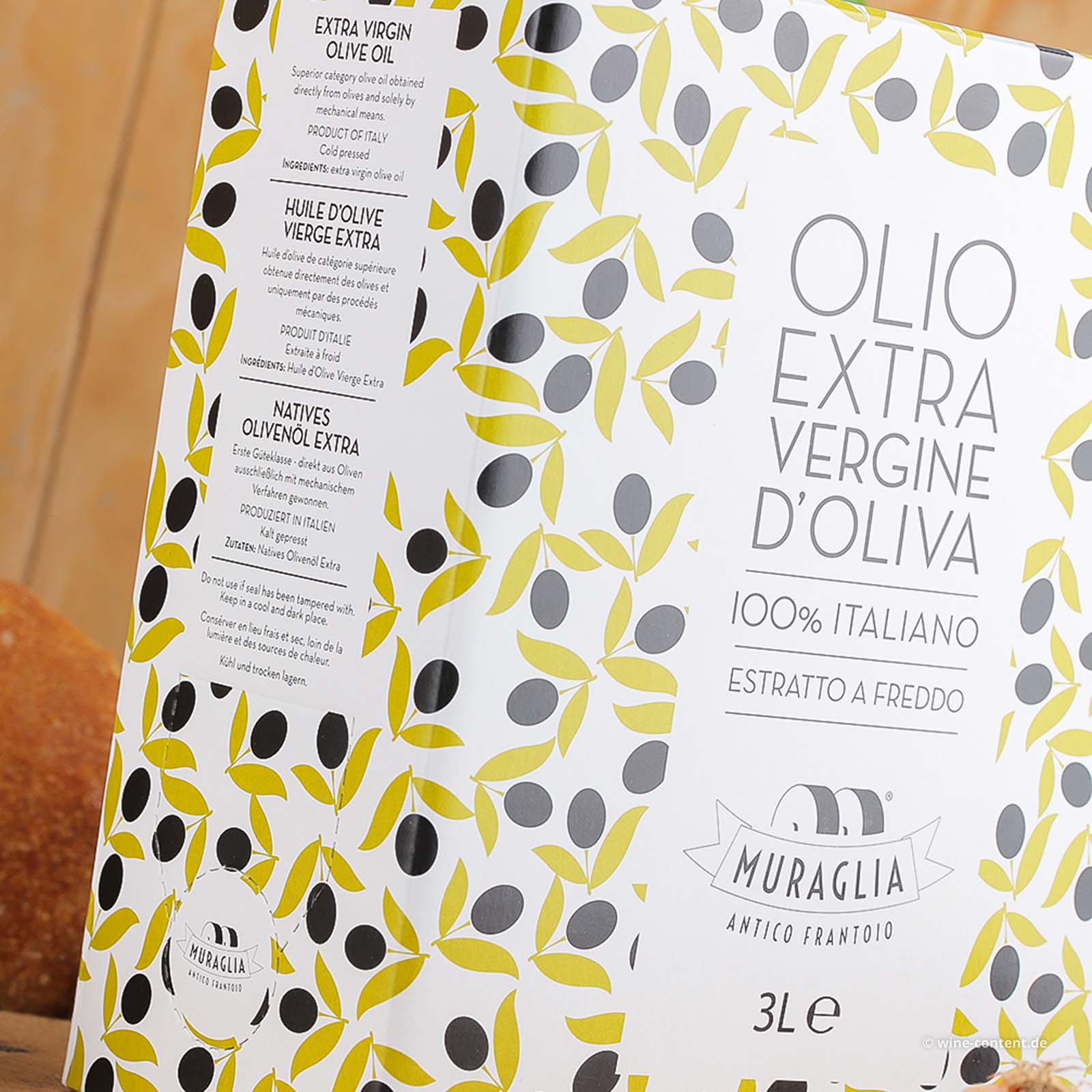 3 L Olivenöl Extra Vergine 2025  Fruttato Intenso Bag in Box