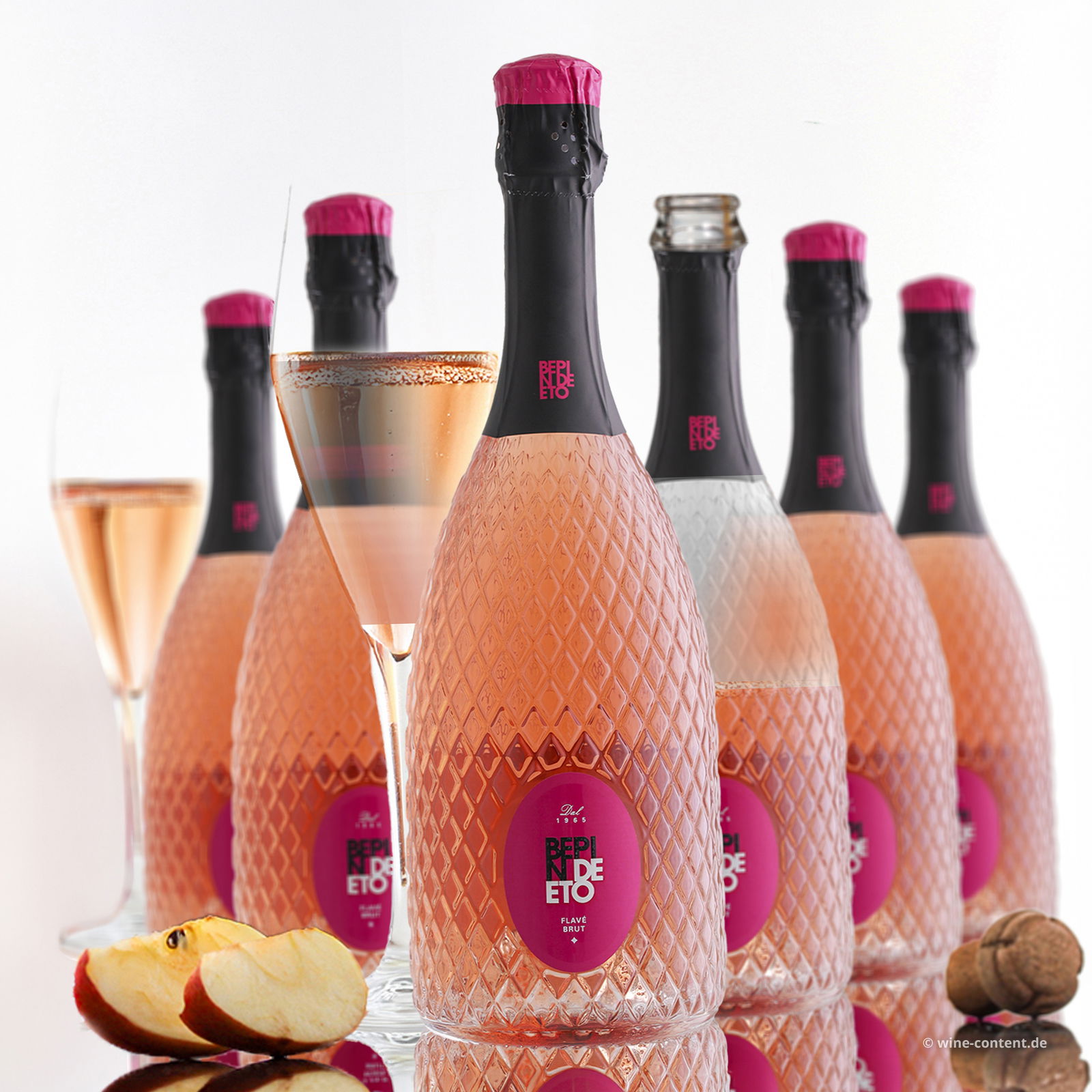 6er-Sparpaket Spumante Rosato 2025 Flavé Brut