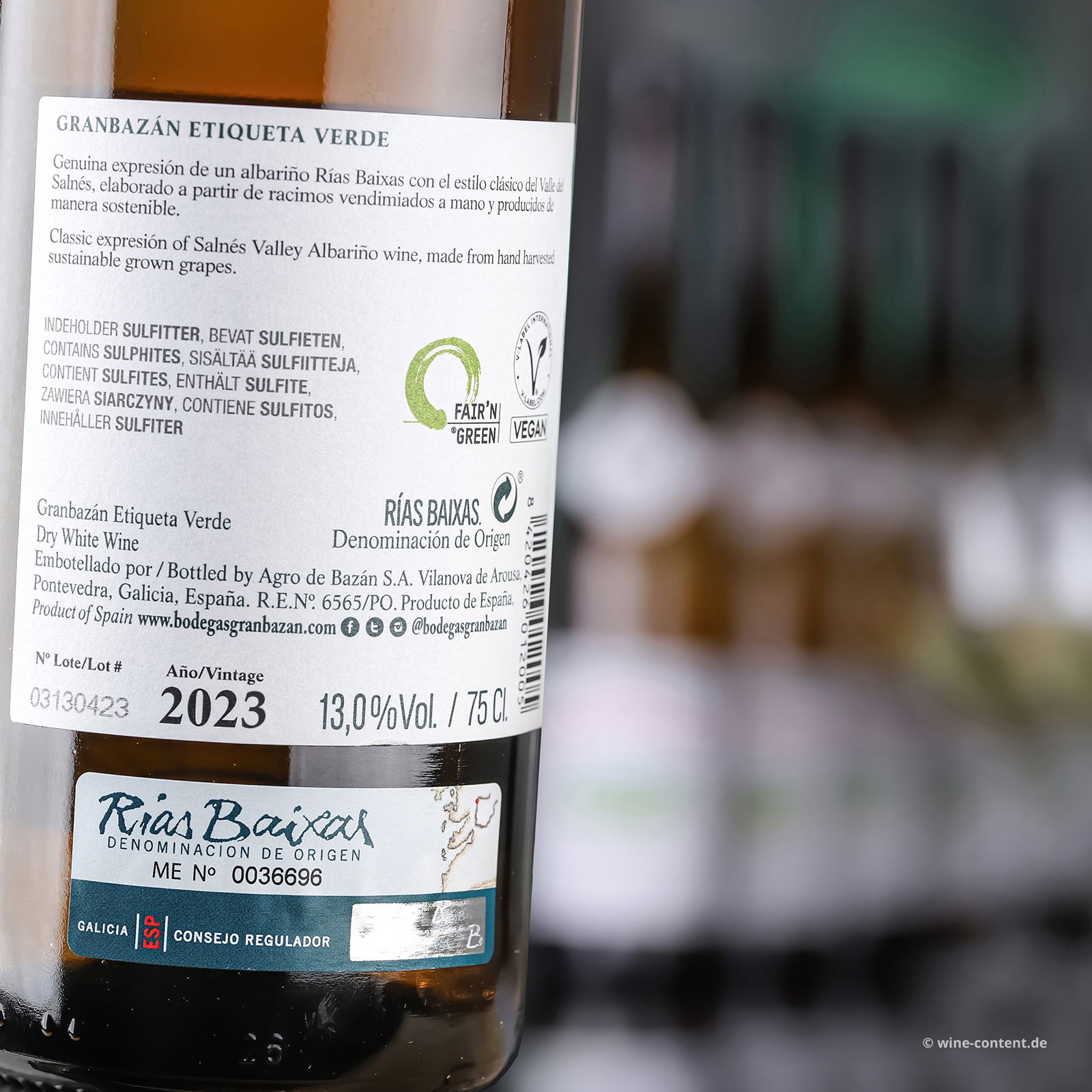 6er-Sparpaket Albariño 2023 Etiqueta Verde