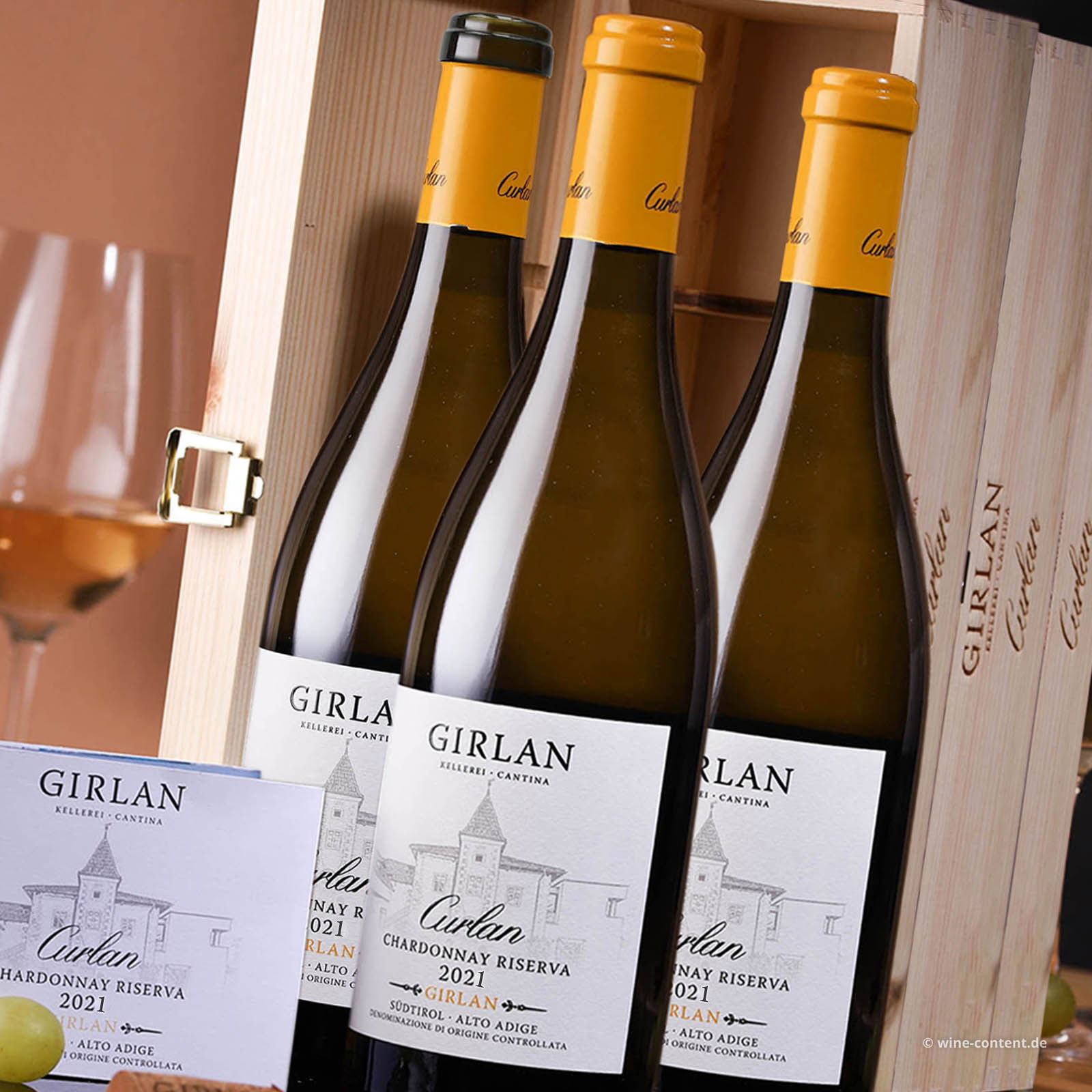 3er-Paket Chardonnay Riserva 2021 Curlan