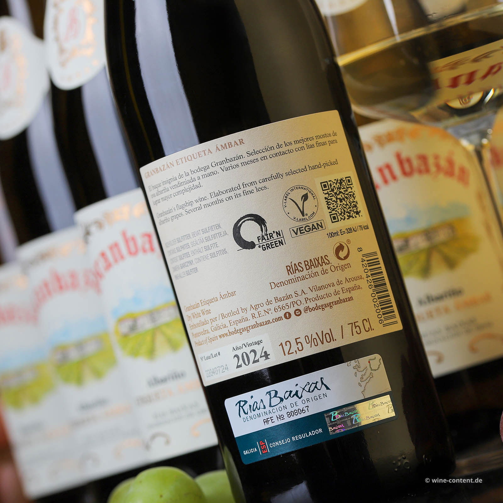 6er-Sparpaket Albariño 2024 Etiqueta Ámbar 6er-Sparpaket Albariño 2024 Etiqueta Ámbar