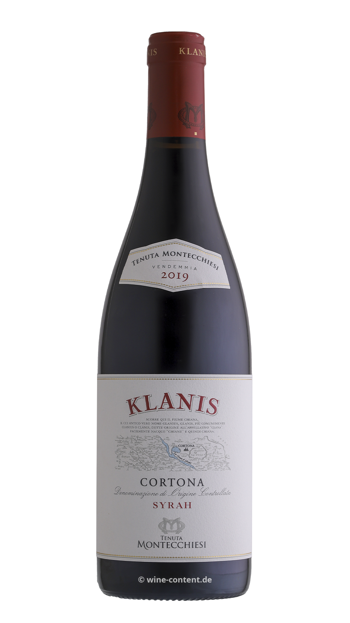 6er-Holzkiste Syrah Cortona 2019 Tenuta Montecchiesi Klanis
