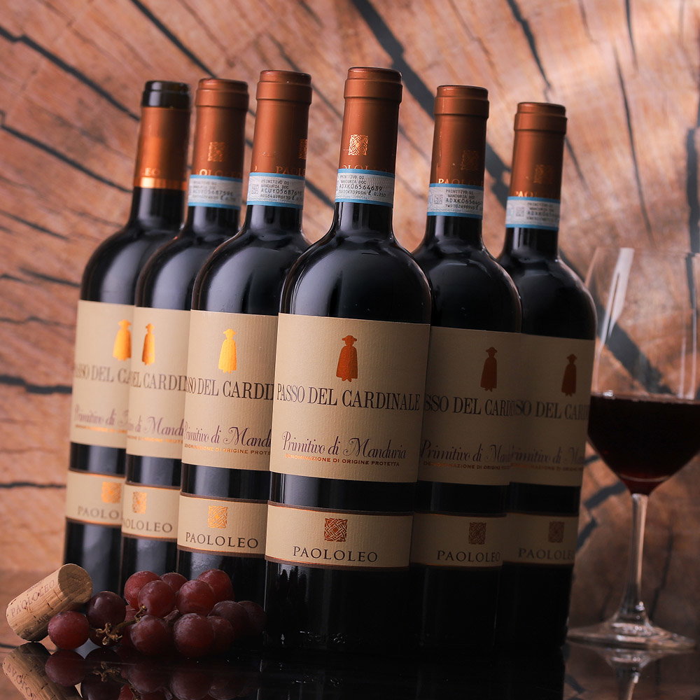 6er-Sparpaket Primitivo di Manduria 2024 Passo del Cardinale