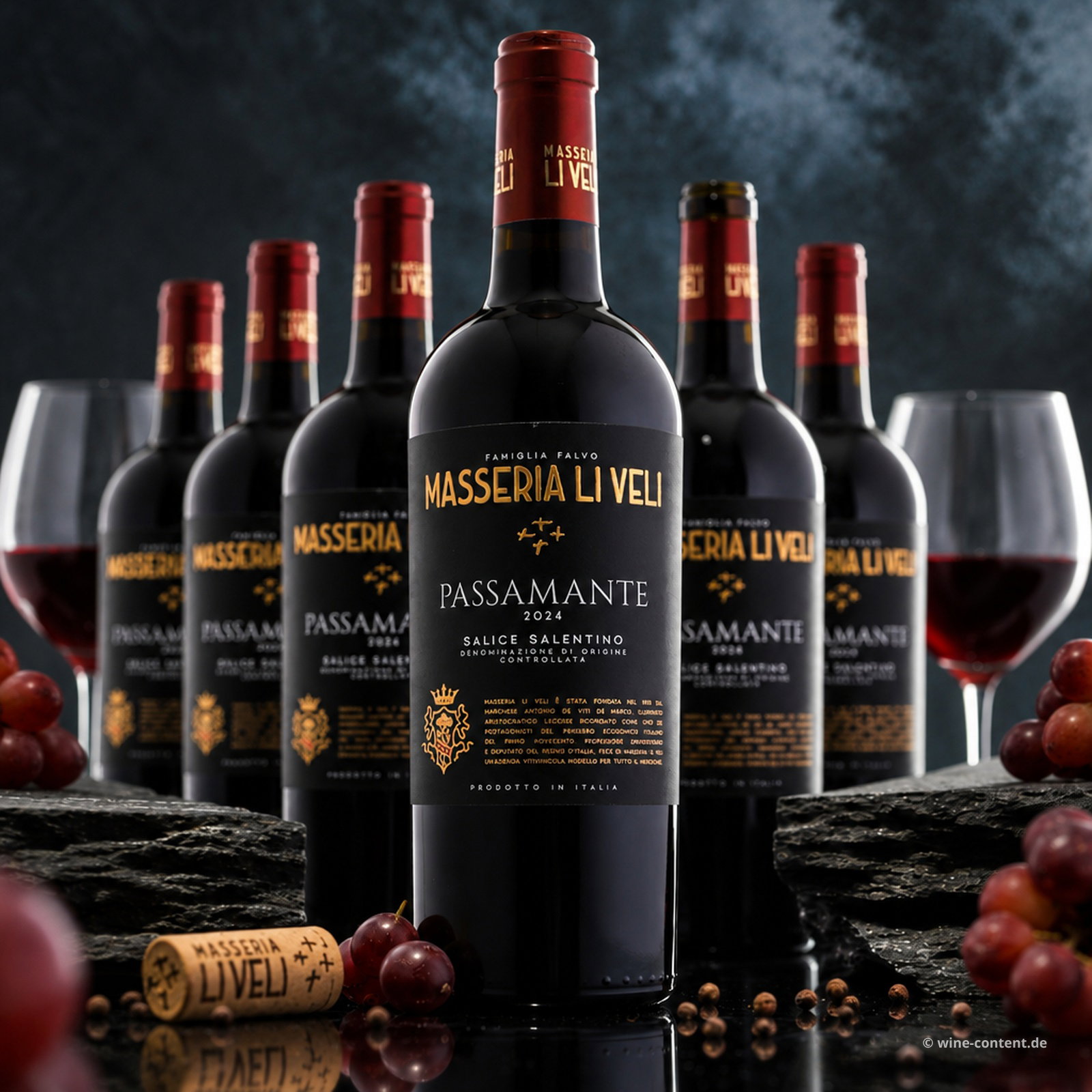 6er-Sparpaket Negroamaro Salice Salentino 2024 Passamante