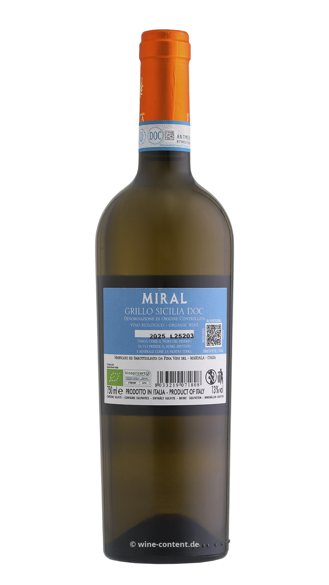 6er-Sparpaket Grillo Sicilia 2025 Miral Bio