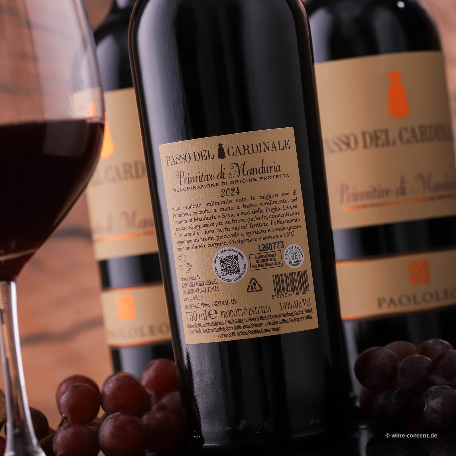 6er-Sparpaket Primitivo di Manduria 2024 Passo del Cardinale