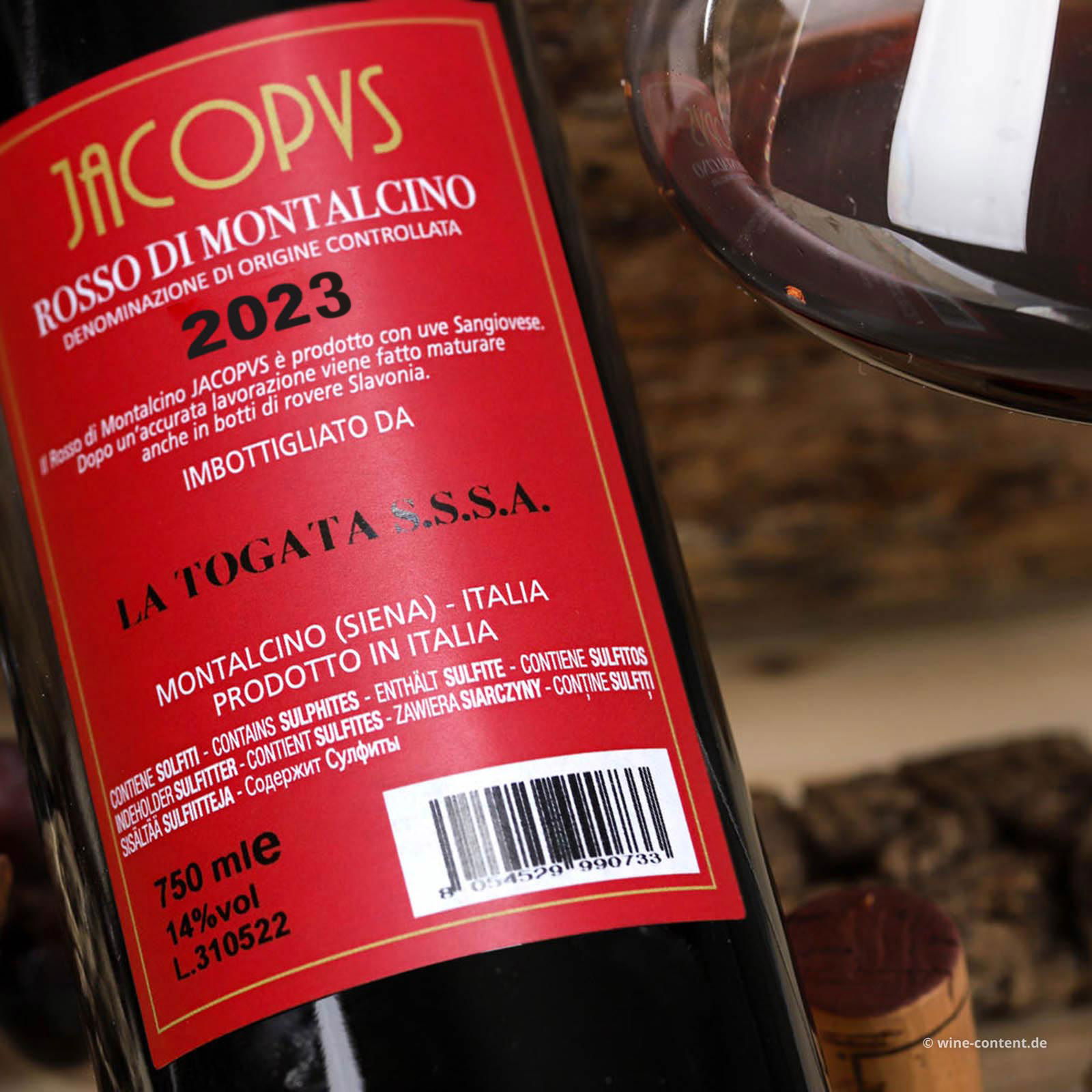 Rosso di Montalcino 2023 Jacopus