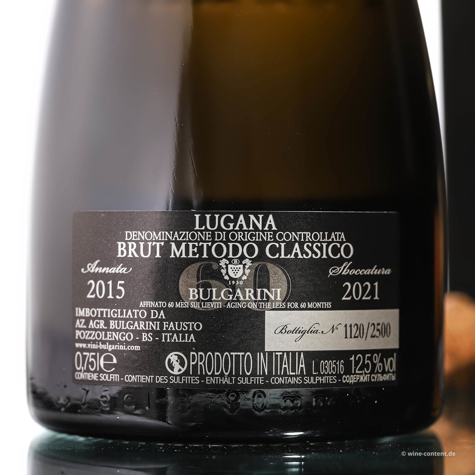 3er-Paket Lugana Spumante 2015 60 mesi Brut