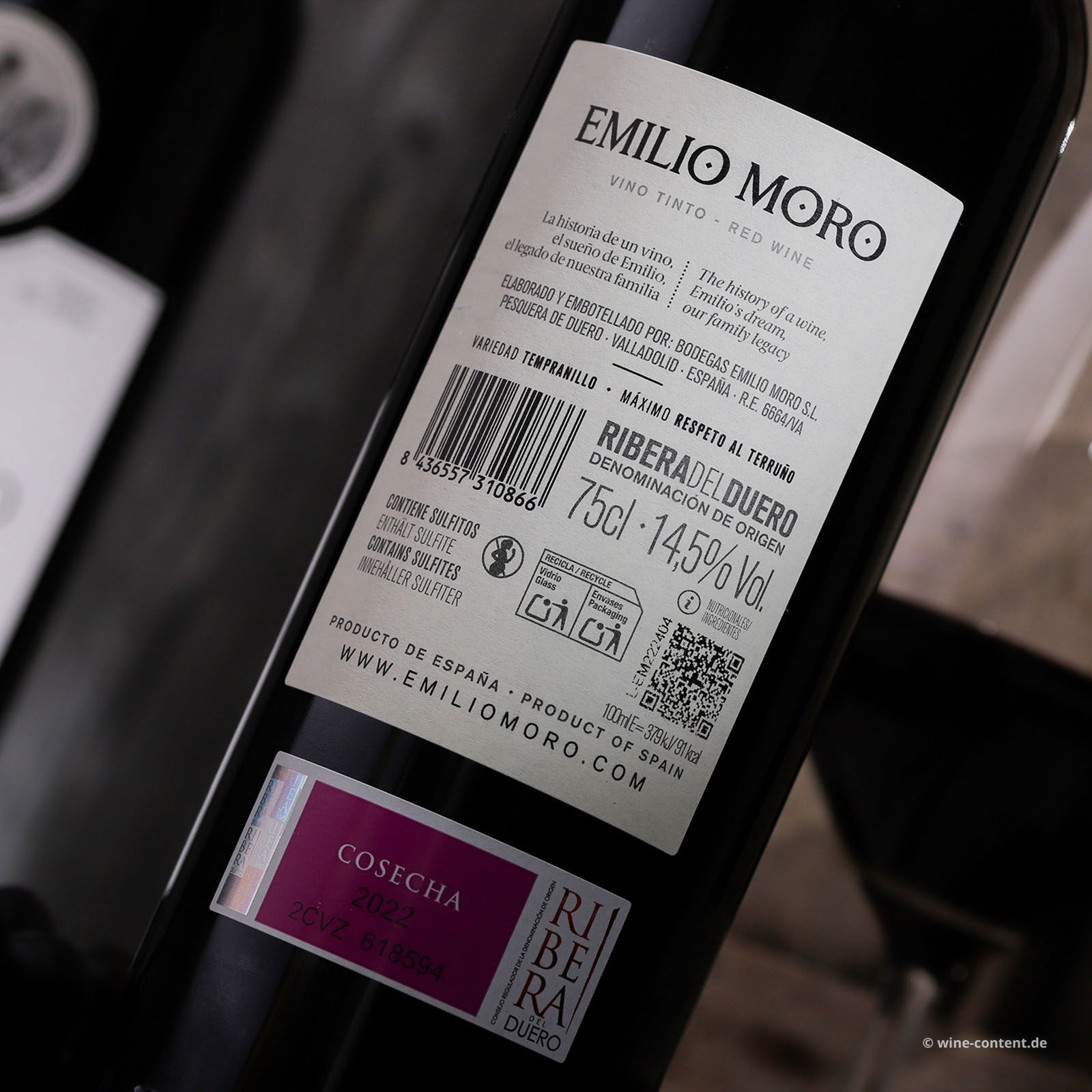 Tempranillo 2023 Emilio Moro