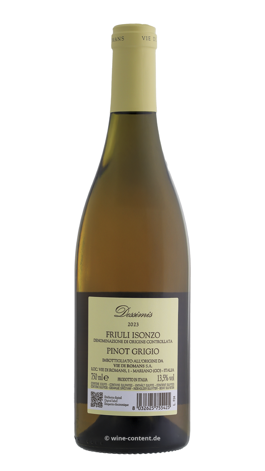 Pinot Grigio 2023 Dessimis