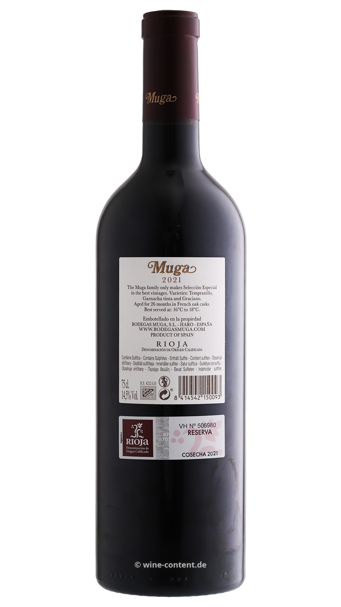 Rioja Reserva 2021 Selección Especial