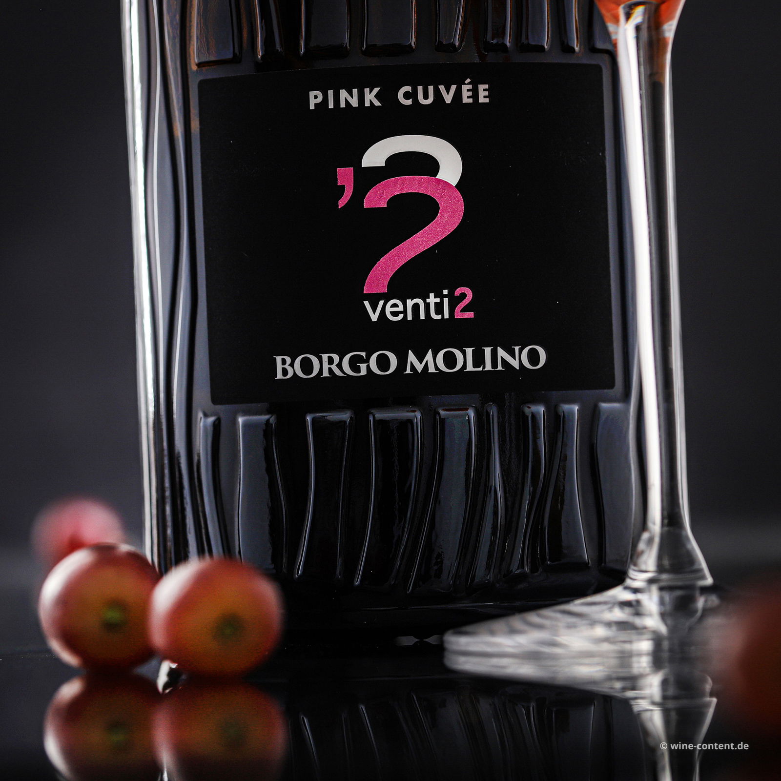  Spumante venti2 Pink Cuvée Extra Dry Neue Silhouette