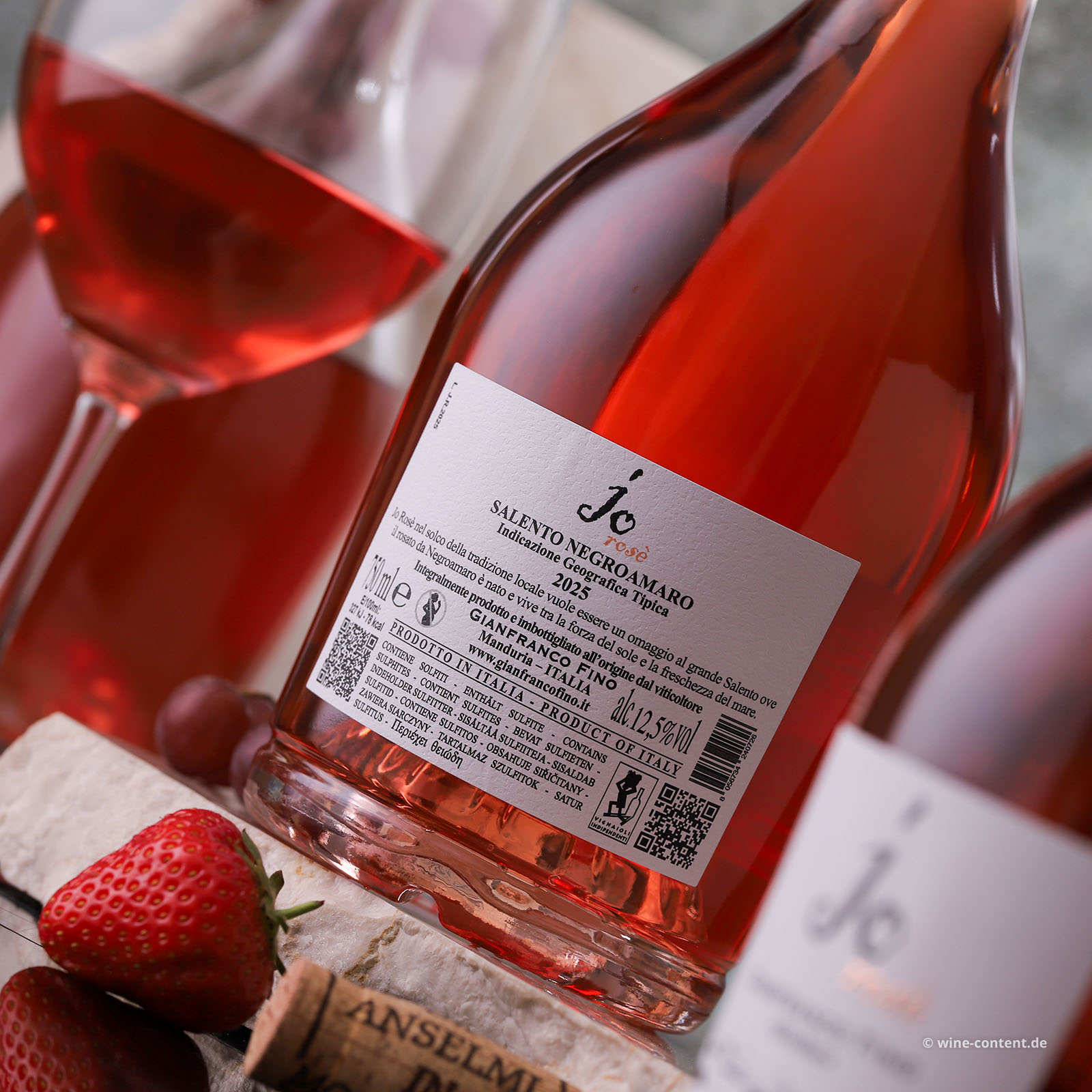 6er-Sparpaket Negroamaro Salento Rosé 2025 jo