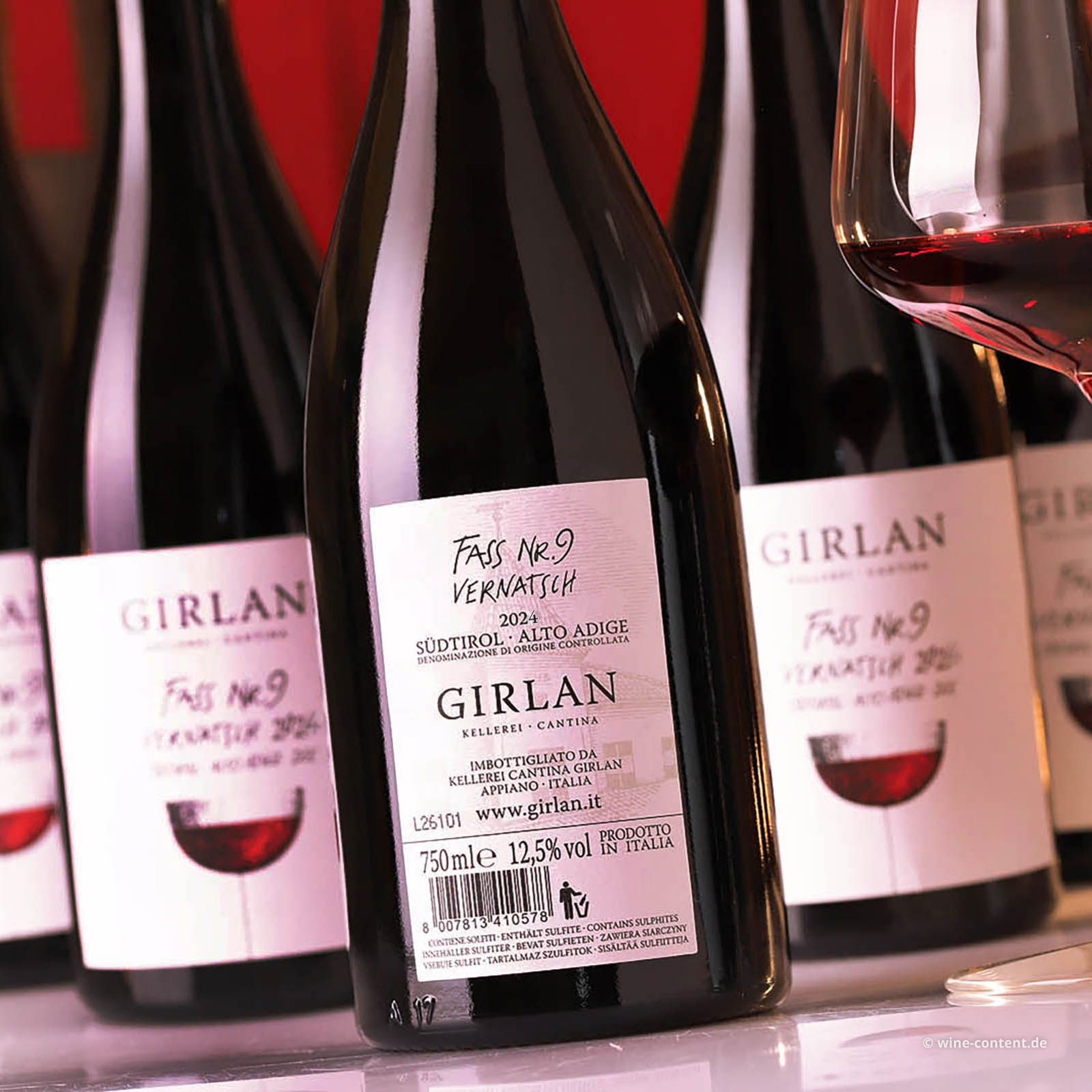 6er-Sparpaket Vernatsch 2024 Fass Nr. 9